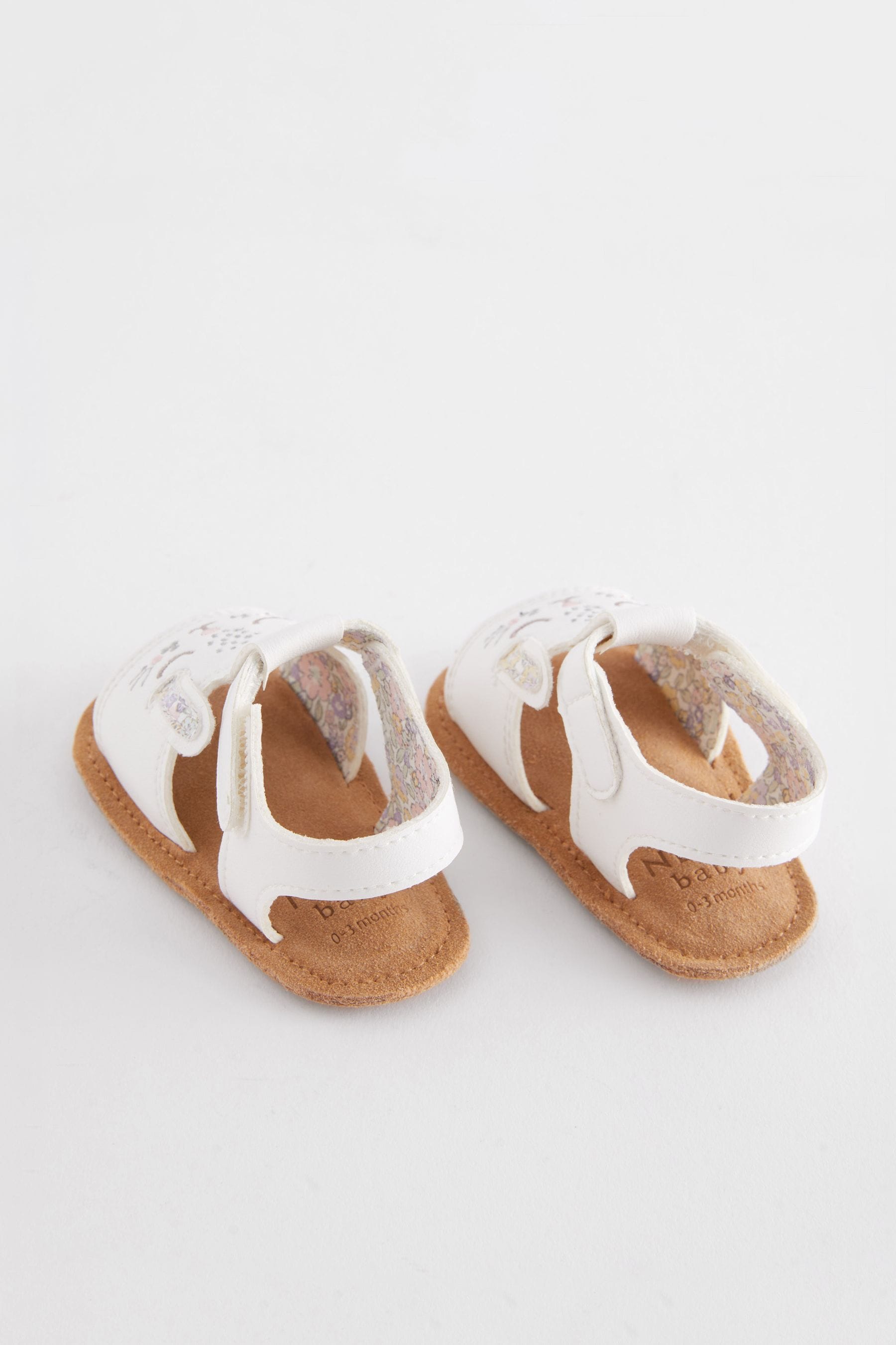 White Character Baby Sandals (0-24mths)