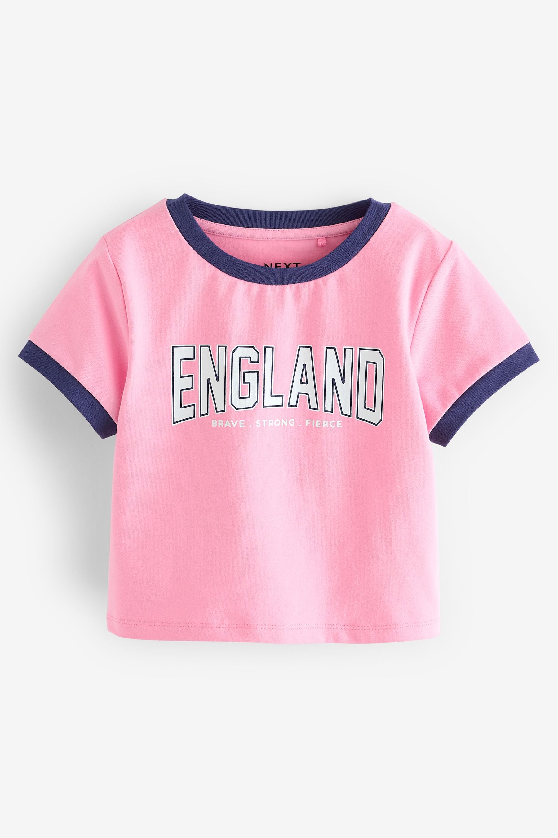 Pink Football Boxy T-Shirt (3-16yrs)