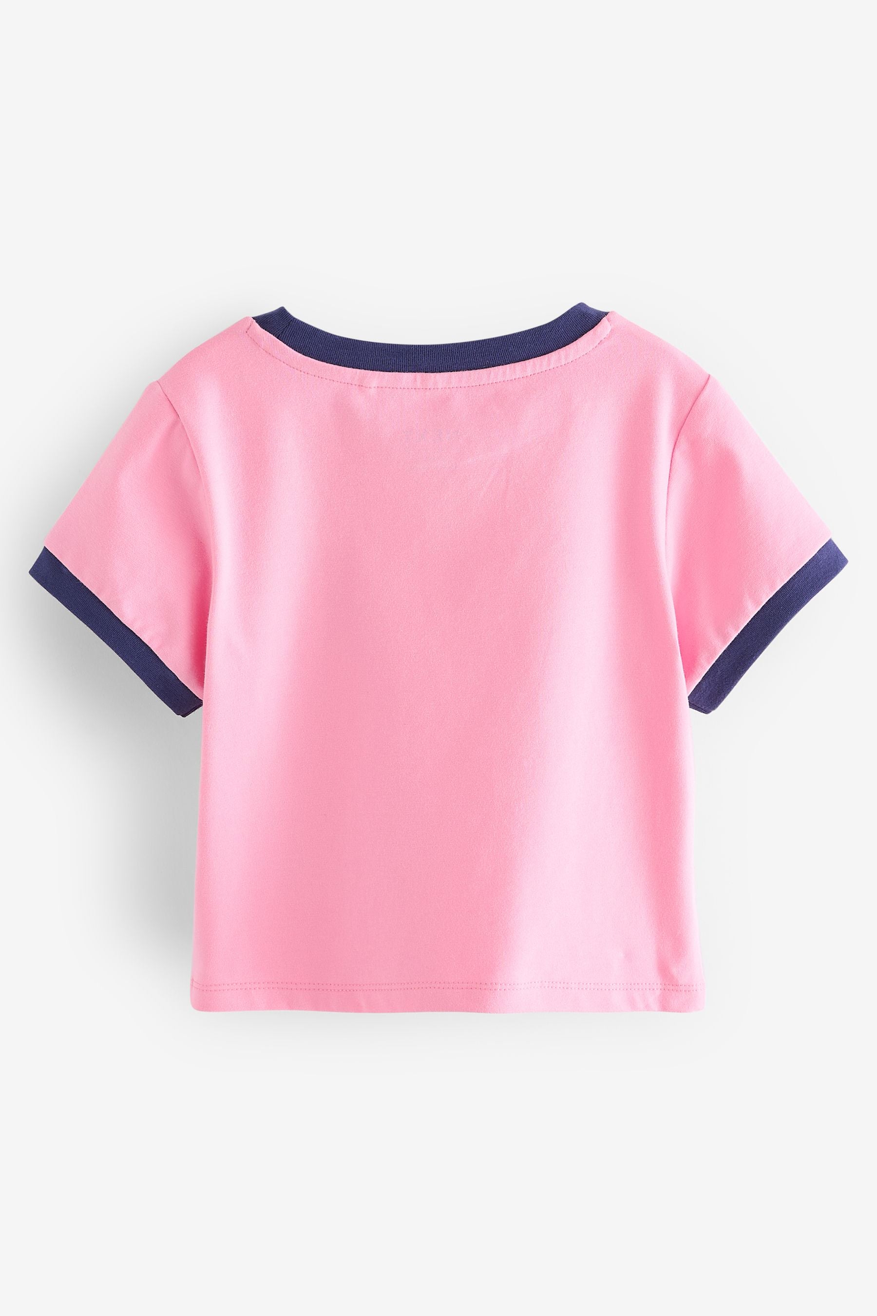 Pink Football Boxy T-Shirt (3-16yrs)