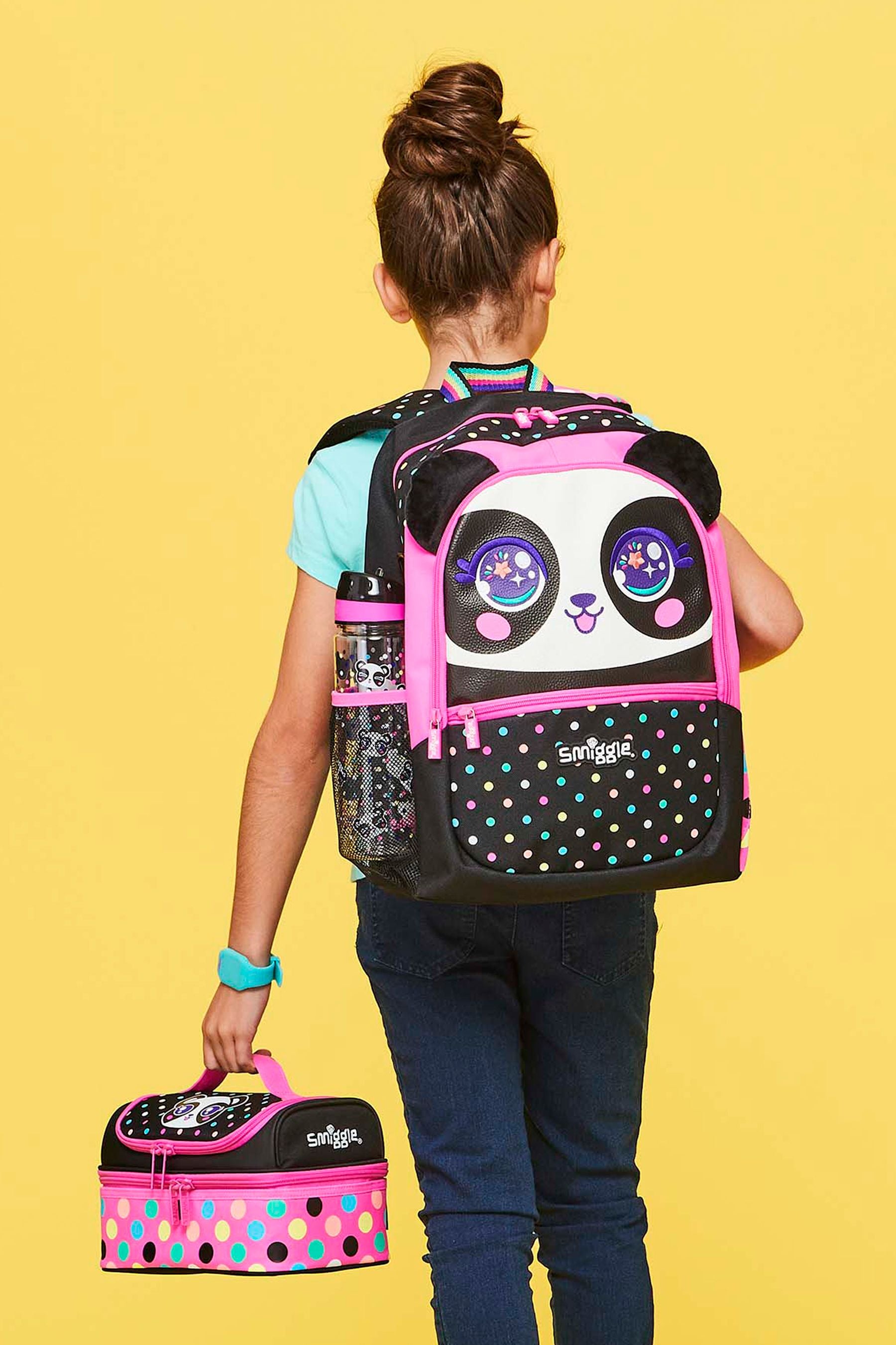 Smiggle Yellow Best Budz Classic Backpack