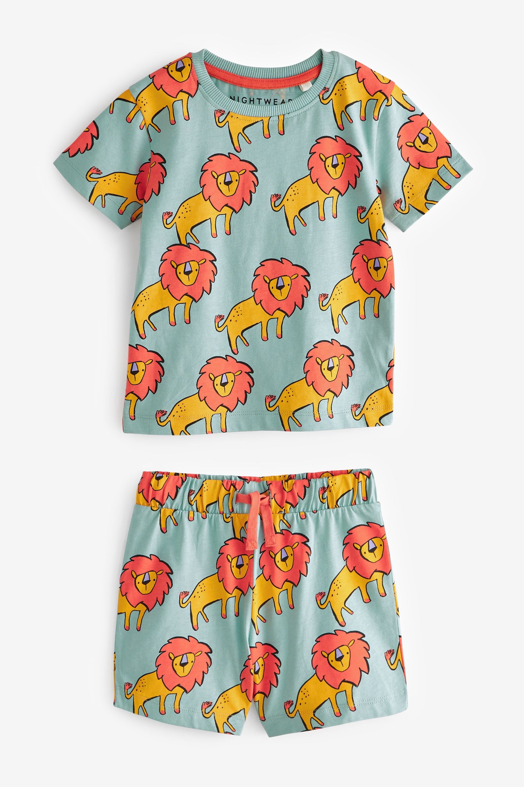 Bright Animal Short Sleeve 3 Pack Pyjama Set (9mths-12yrs)