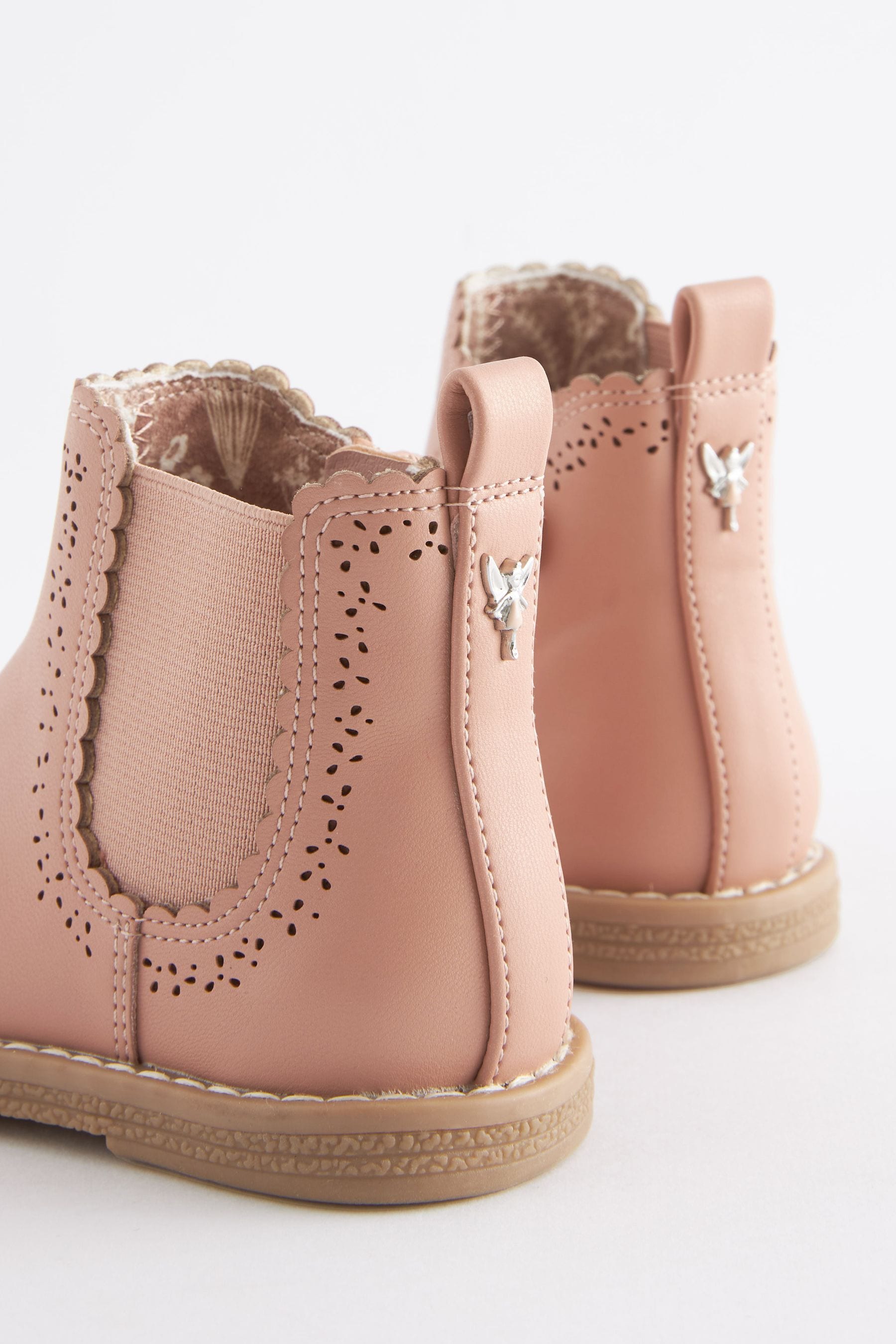 Pink Wide Fit (G) Chelsea Boots