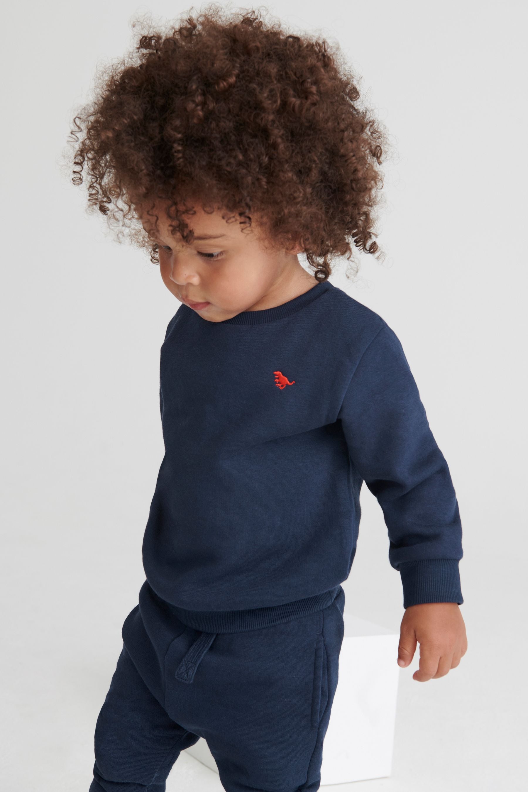 Blue Navy Jersey Sweatshirt And Joggers Set (3mths-7yrs)