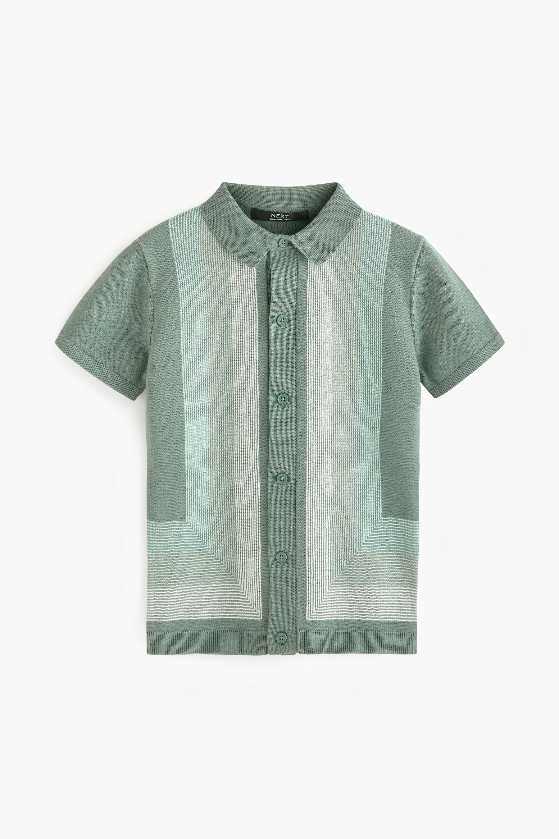 Minerals Short Sleeved Border Colourblock Polo Shirt (3-16yrs)