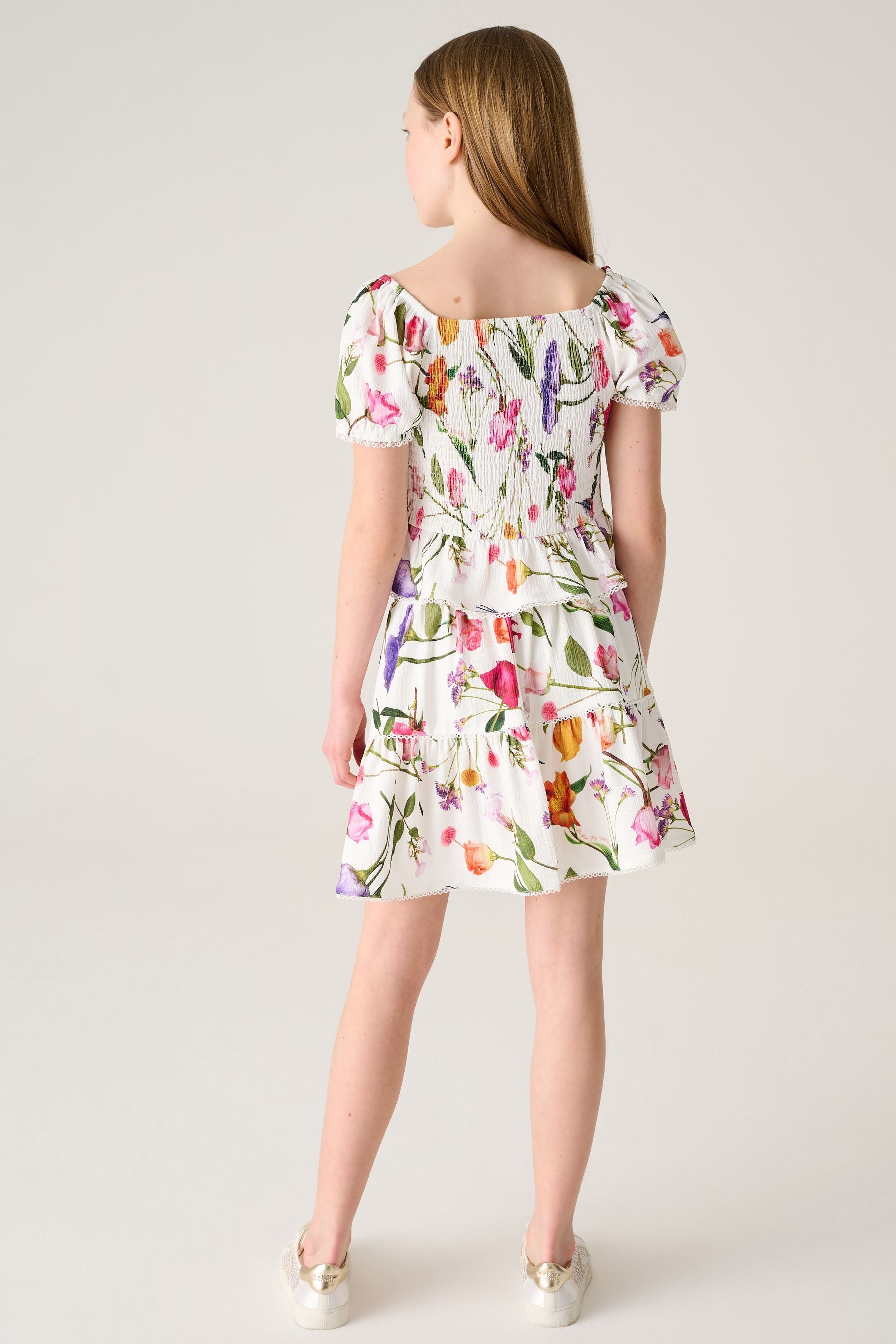 Baker by Ted Baker Floral Shirred Top and Skirt Set