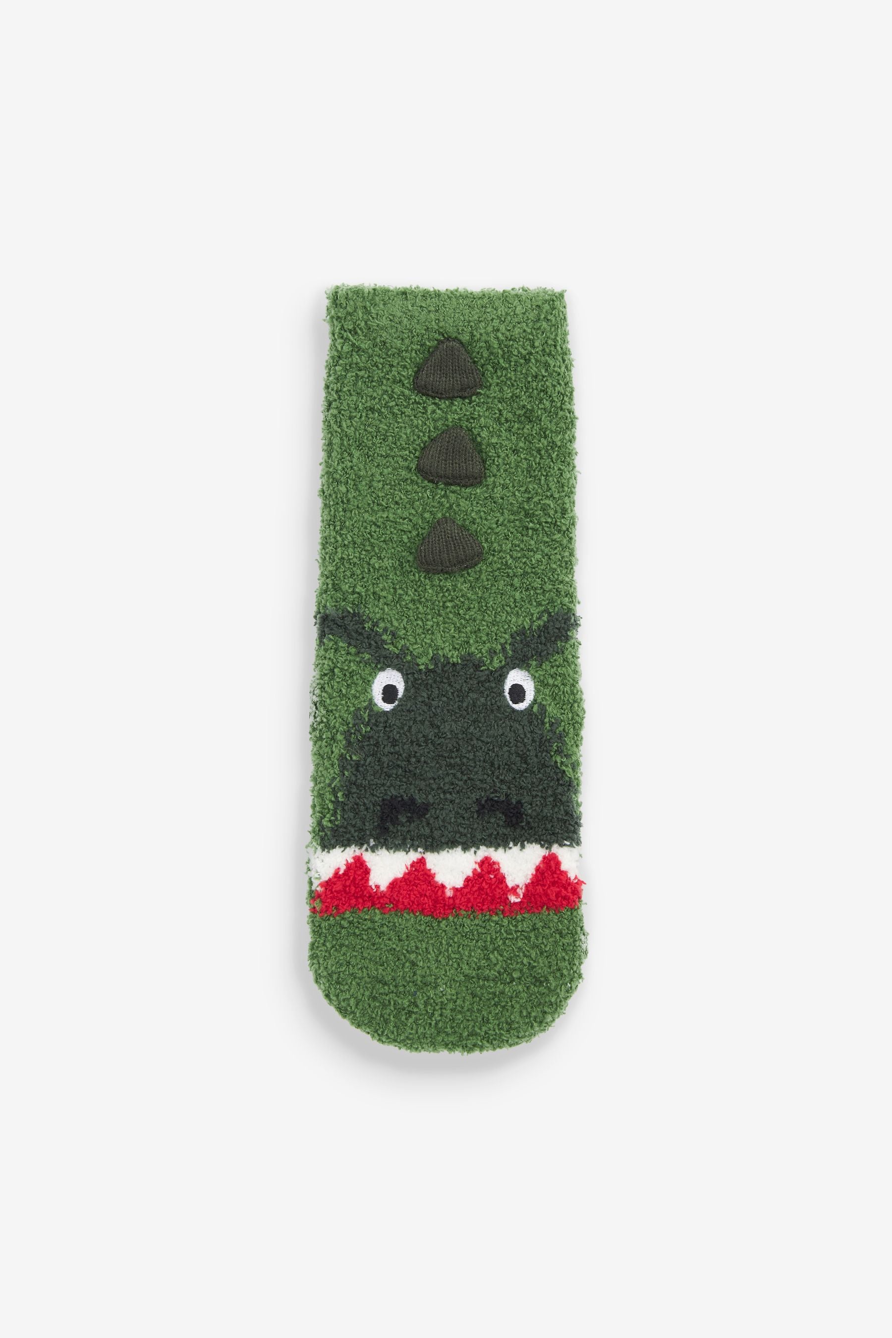 Green Dino Cosy Socks