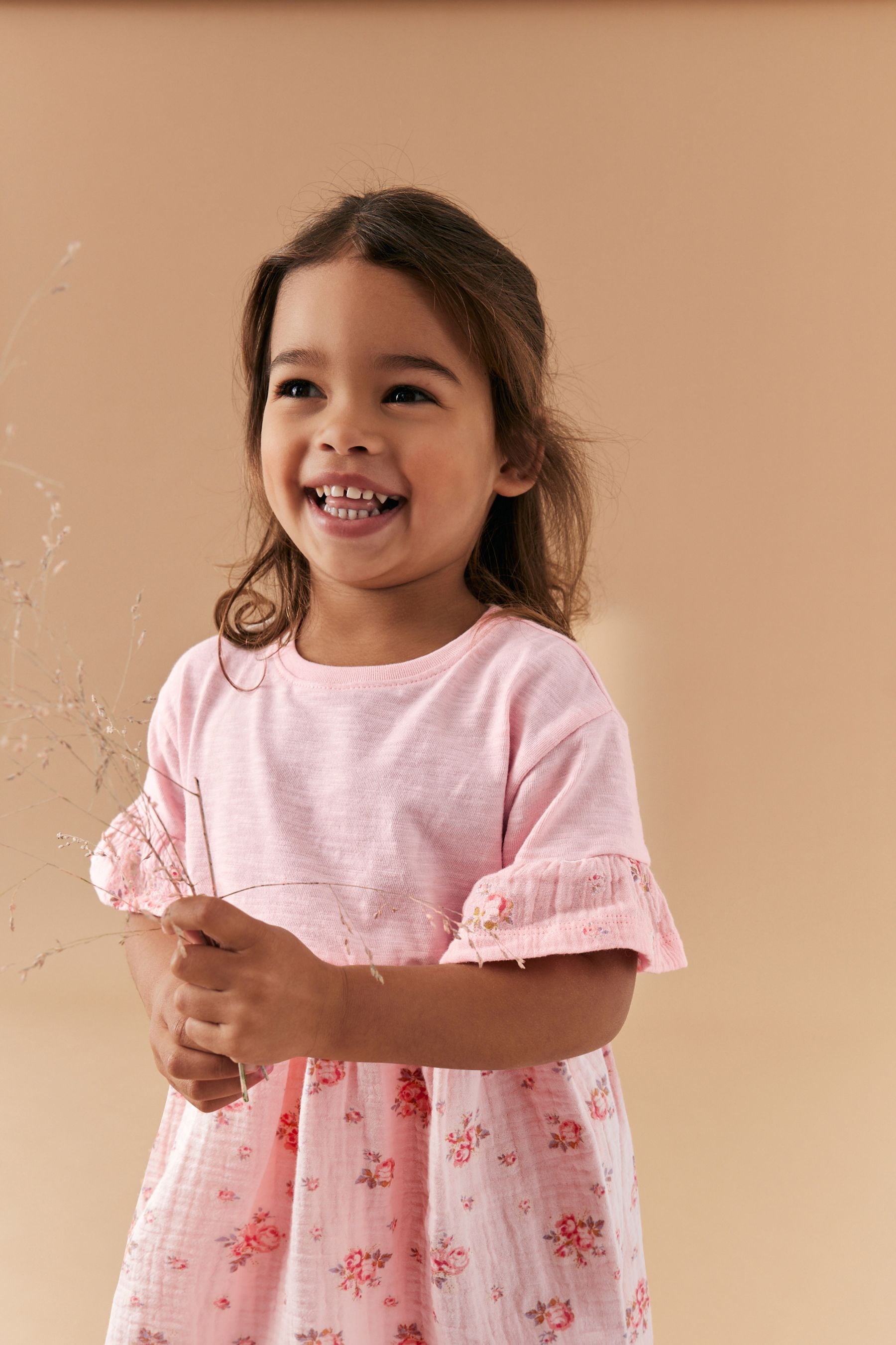 Pink Relaxed Day Dress and Leggings Set (3mths-7yrs)