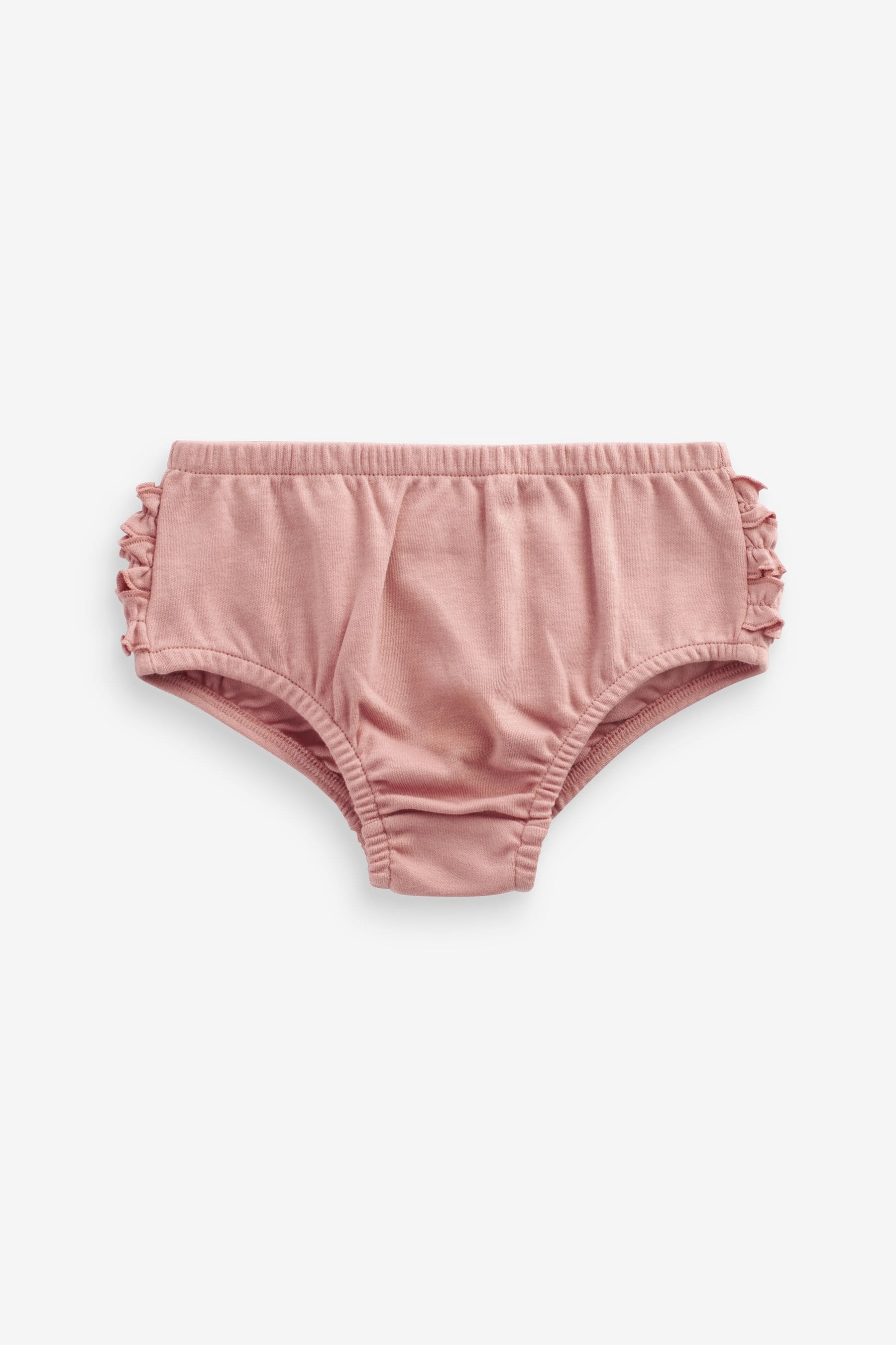 Pink 100% Cotton Baby Knickers 3 Pack (0mths-2yrs)