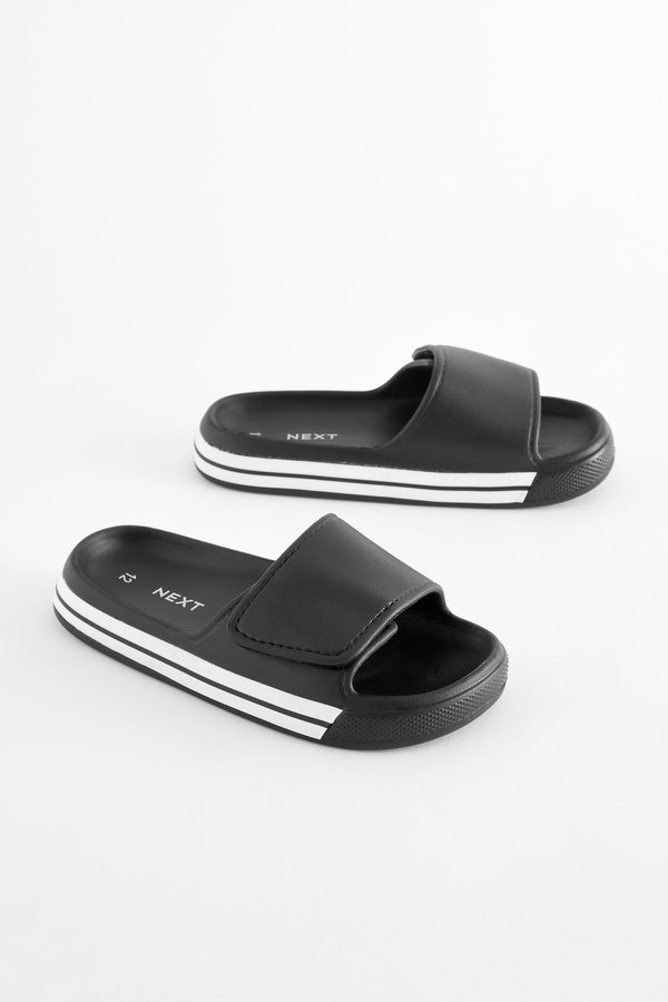 Black Stripe Sliders