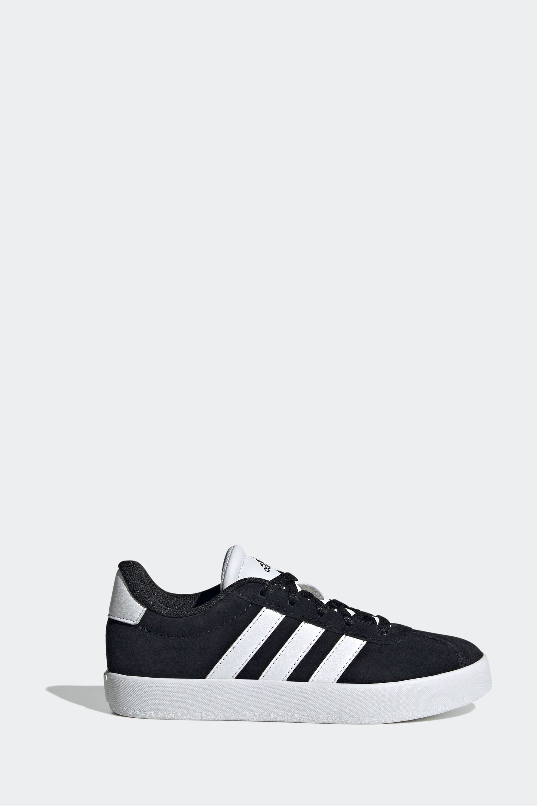 Black adidas Junior Sportswear VL Court Trainers