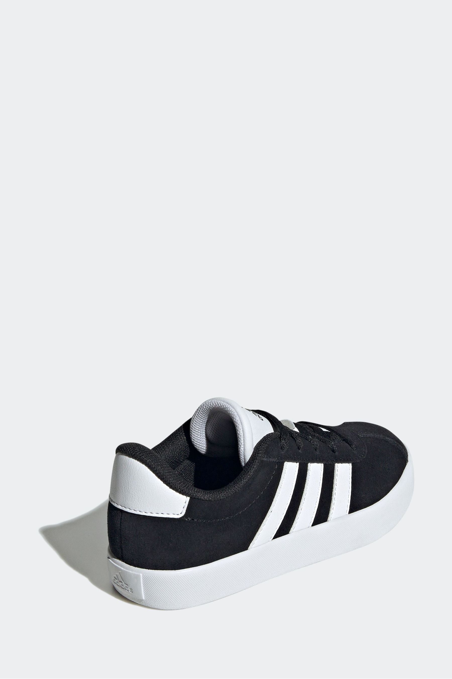 Black adidas Junior Sportswear VL Court Trainers