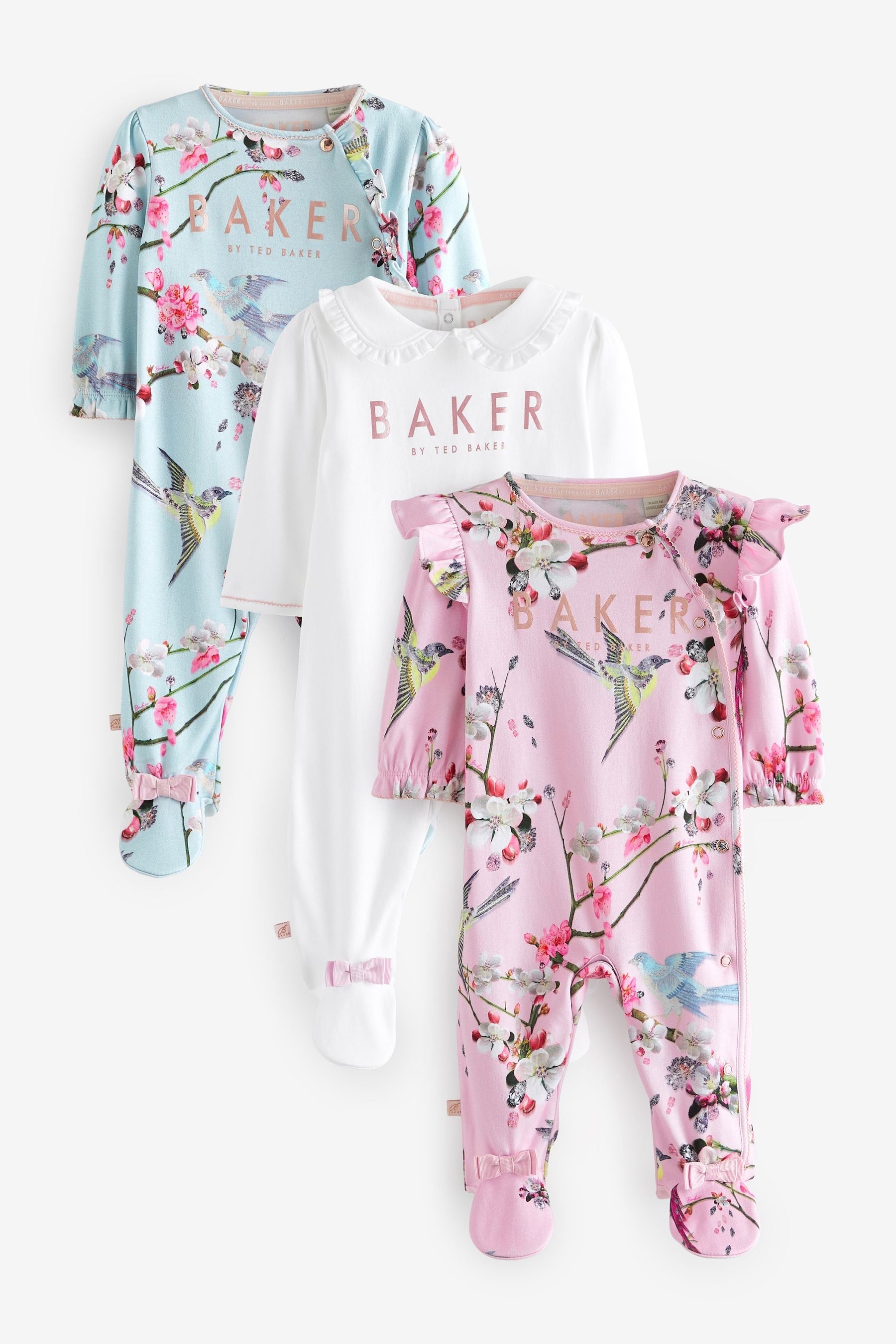 Baker by Ted Baker Sleepsuits 3 Pack