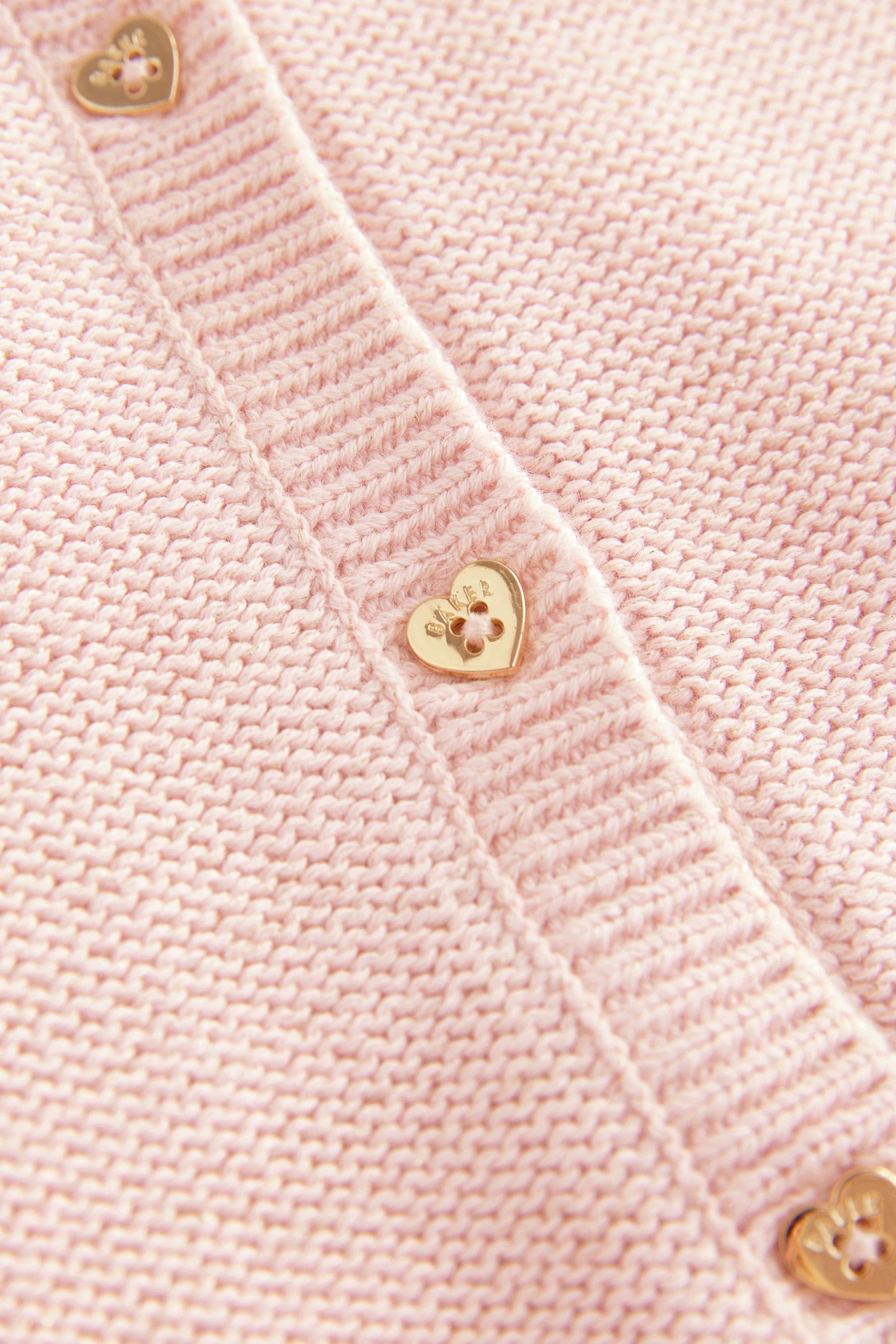 Baker by Ted Baker Pink Knitted Fleece Pramsuit