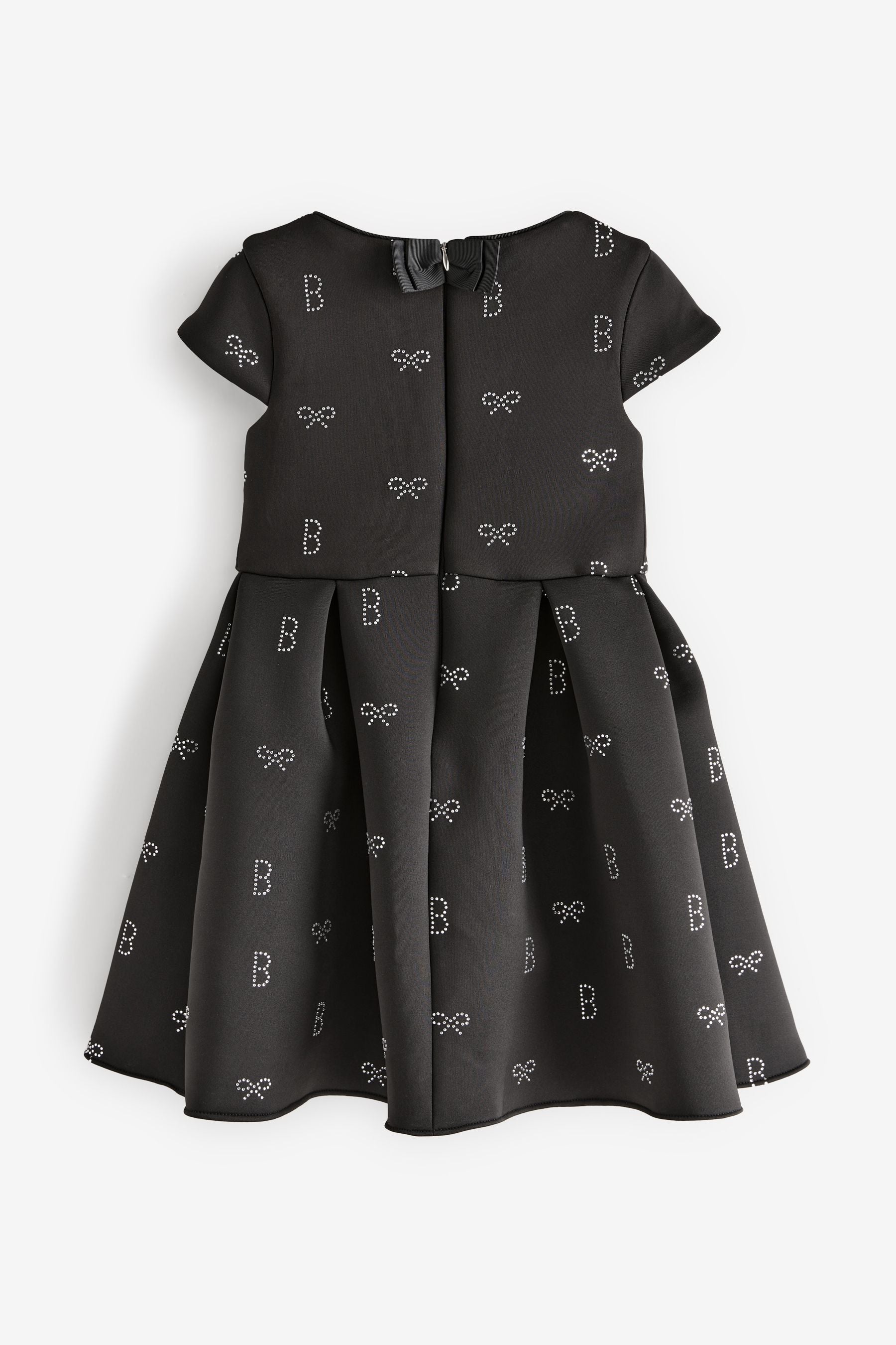 Baker by Ted Baker Hotfix Scuba Black Dress