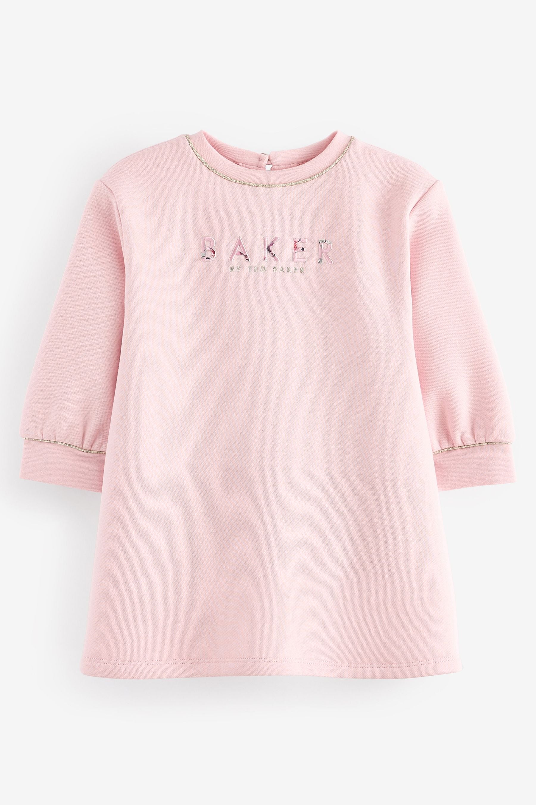 Baker by Ted Baker Pink Tulle Back Sweater Dress