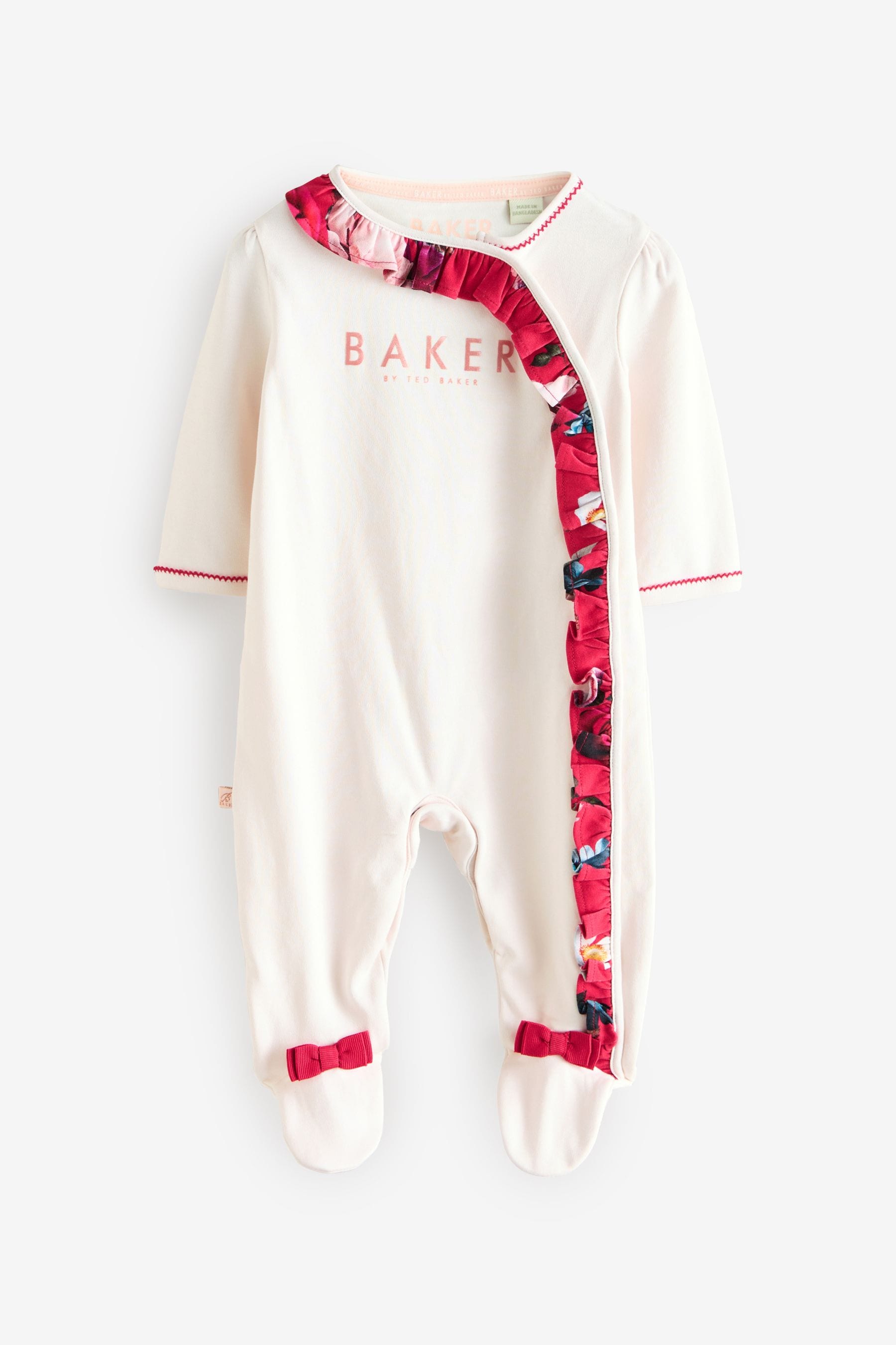 Baker by Ted Baker 100% Cotton Sleepsuits 3 Pack