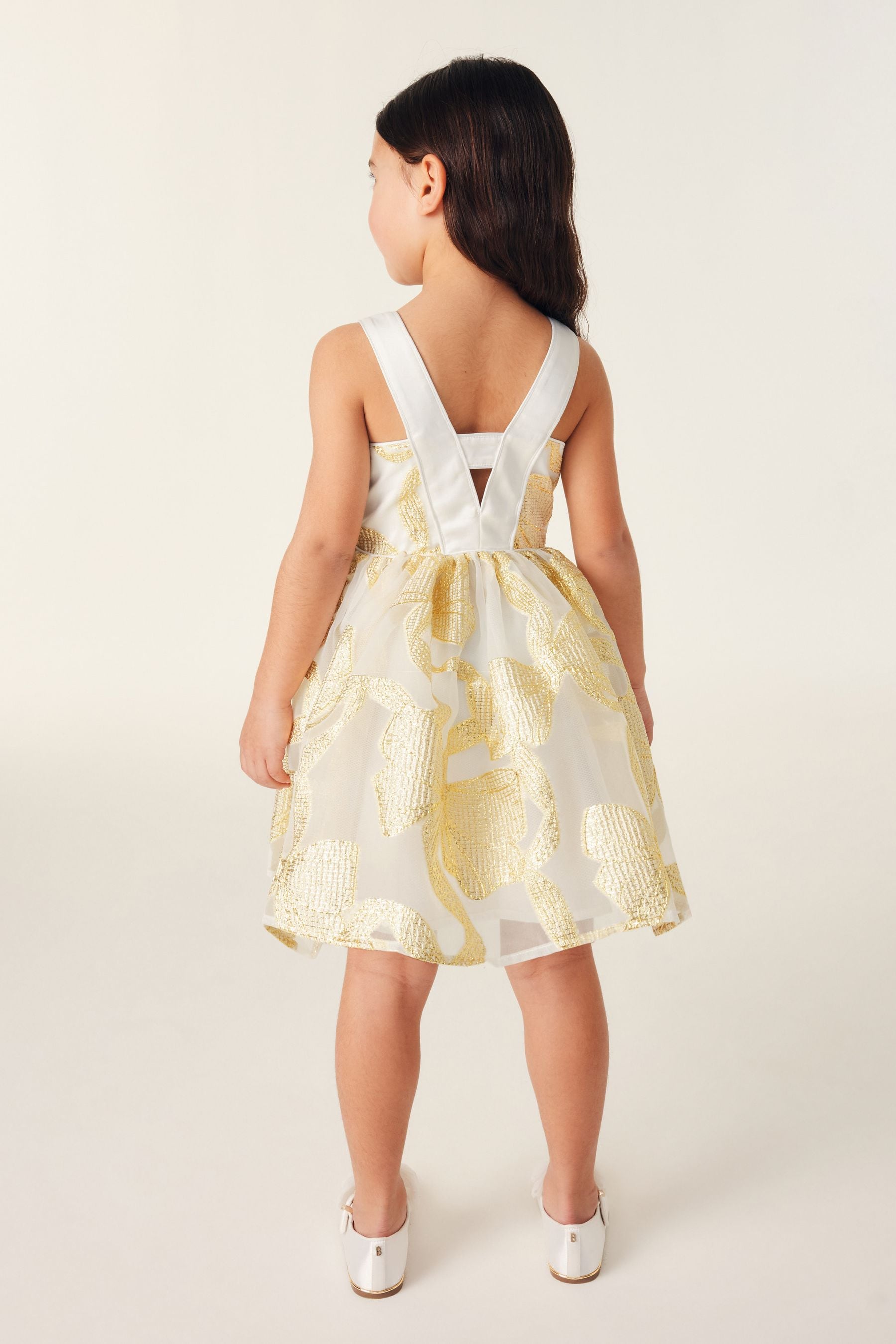 Baker by Ted Baker Sparkly Bow Jacquard Dress