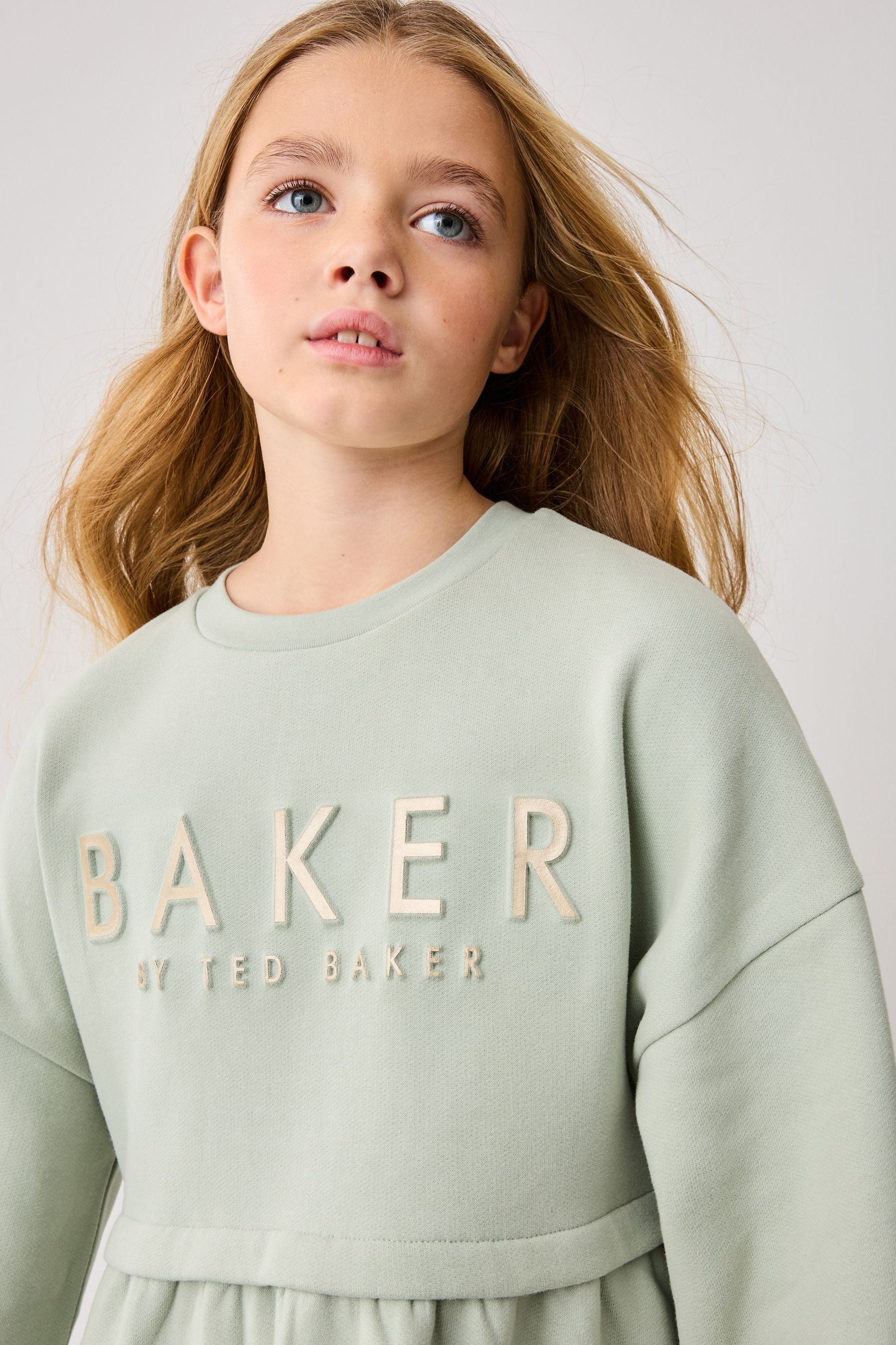 Baker by Ted Baker Embossed Branded Sweat Dress