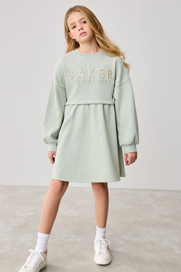 Baker by Ted Baker Embossed Branded Sweat Dress