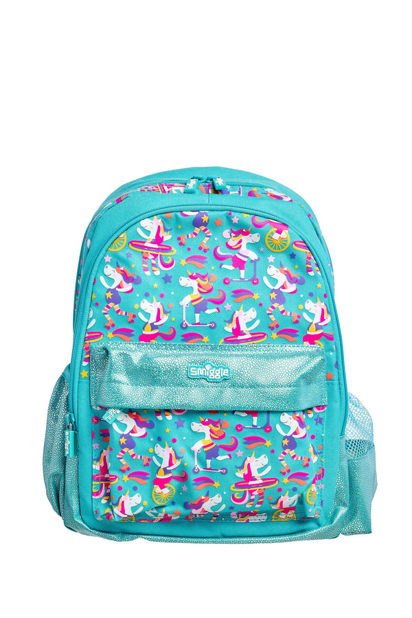 Smiggle Bottle Green Junior Whirl  Backpack