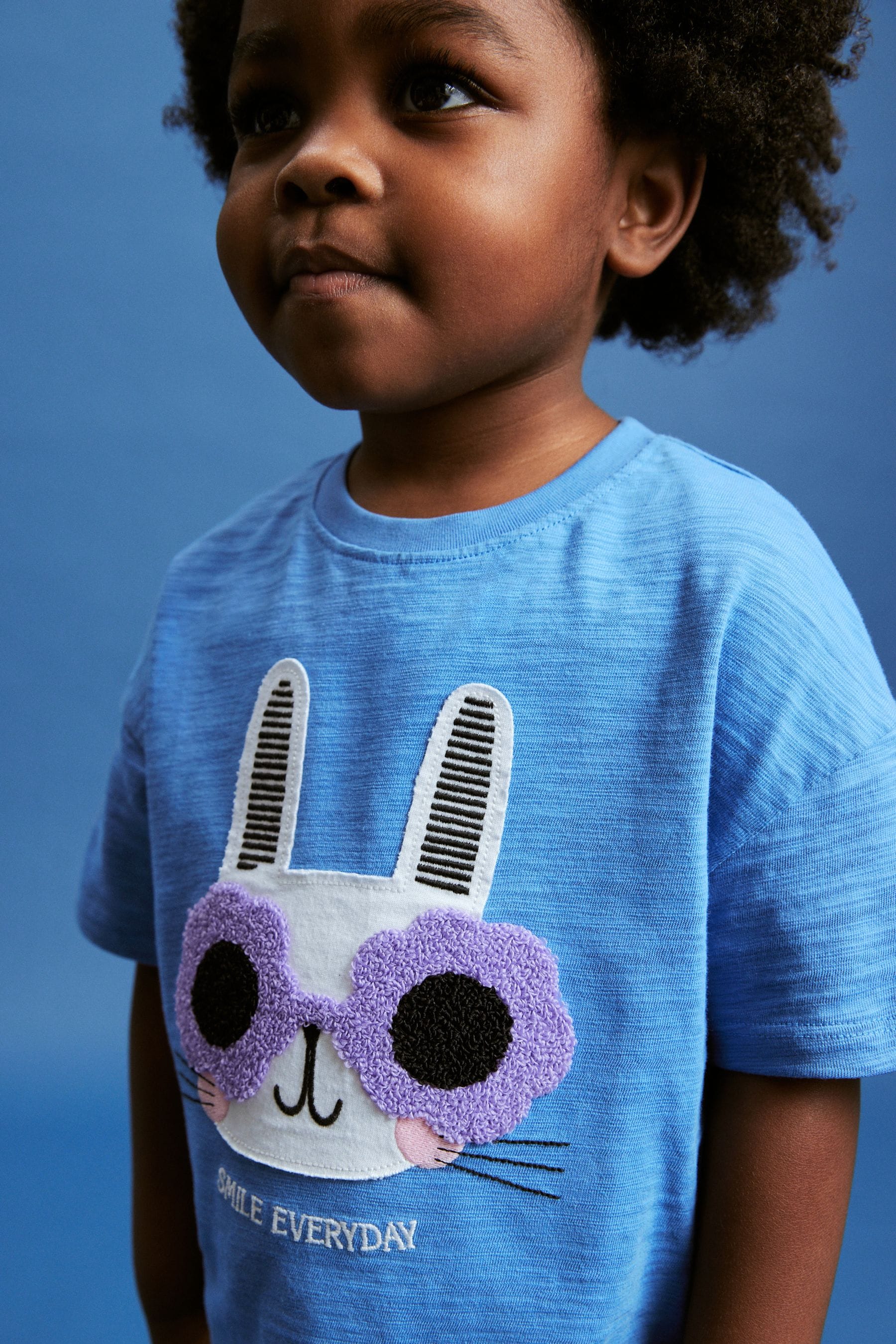 Blue Bunny Short Sleeve 100% Cotton T-Shirt (3mths-7yrs)