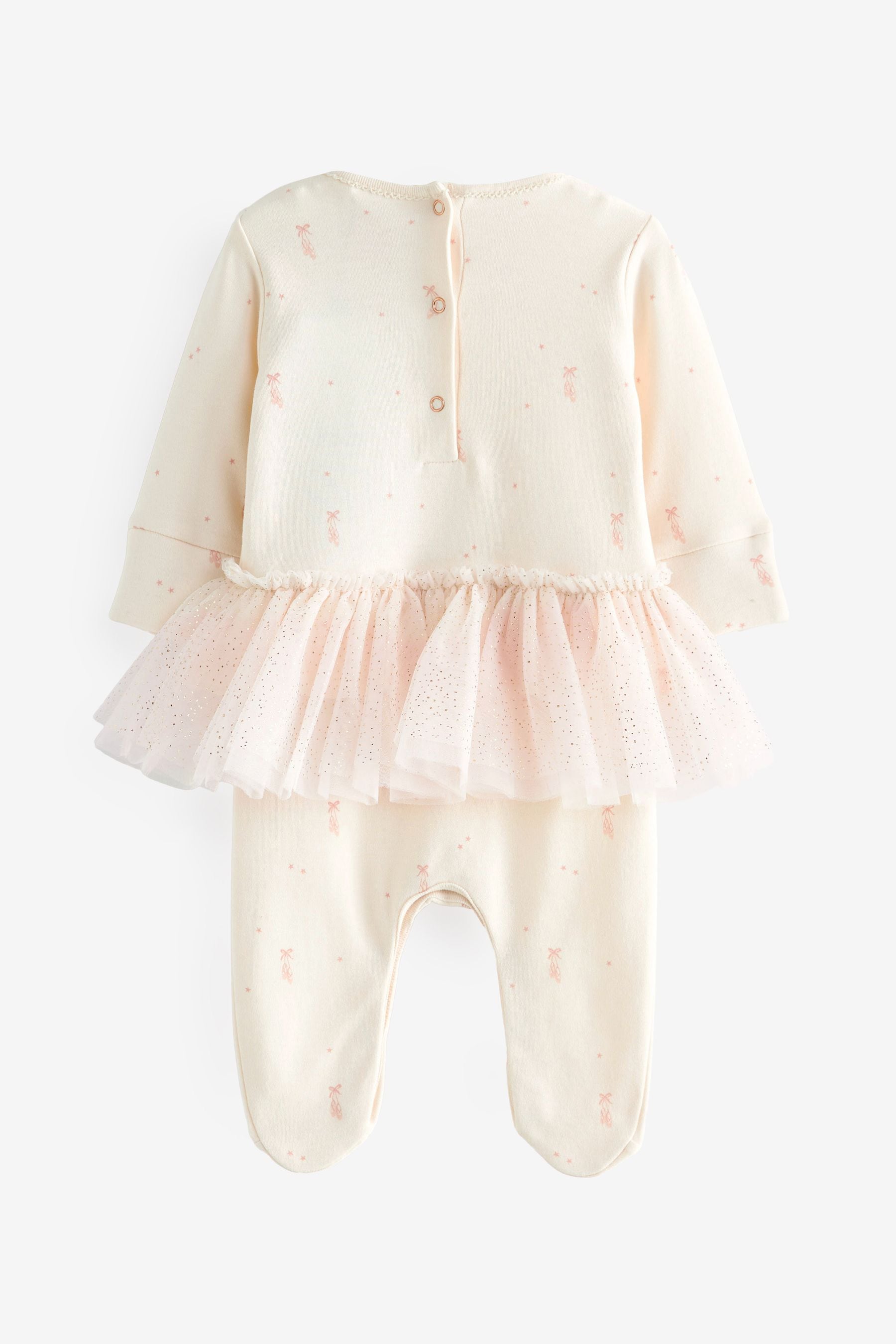 Pink Tutu Baby Sleepsuit (0mths-3yrs)