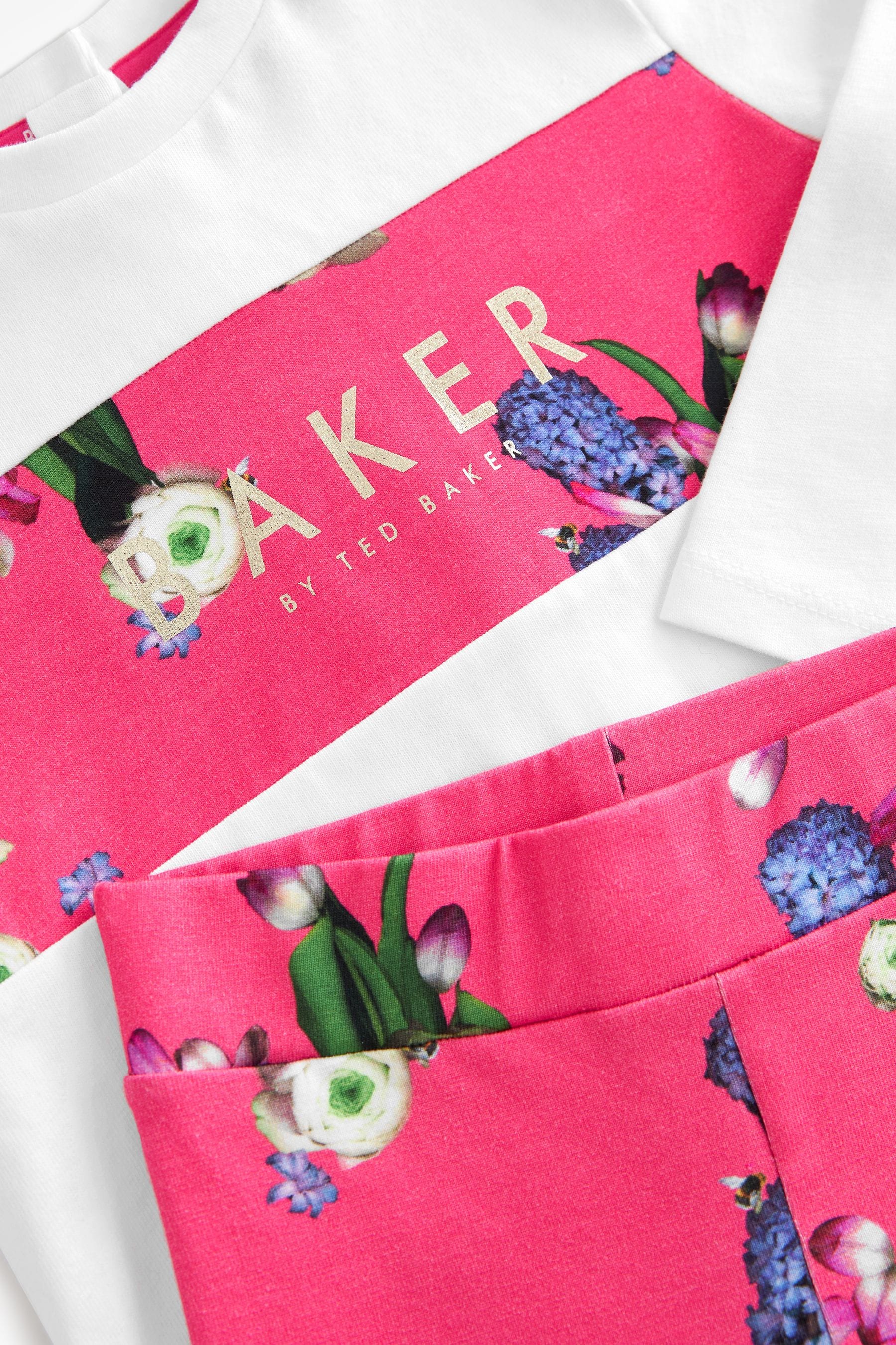 Baker by Ted Baker (0-6yrs) Floral T-Shirt and Leggings Set