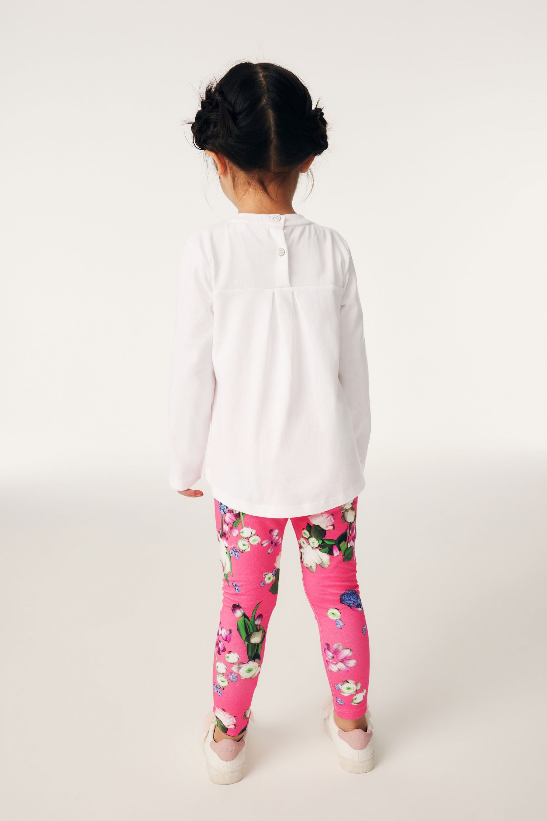 Baker by Ted Baker (0-6yrs) Floral T-Shirt and Leggings Set