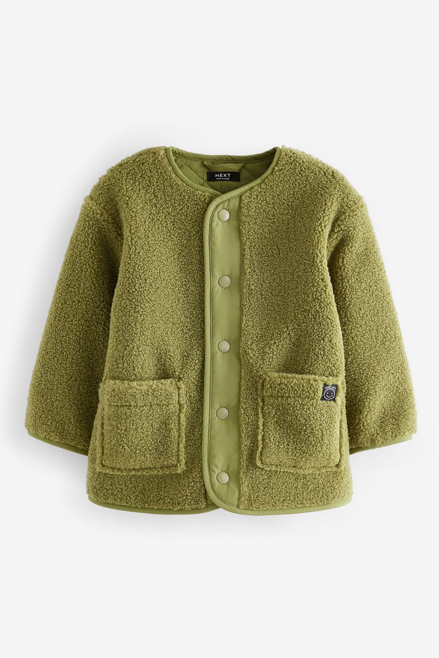 Green Borg Fleece Shacket (3mths-7yrs)