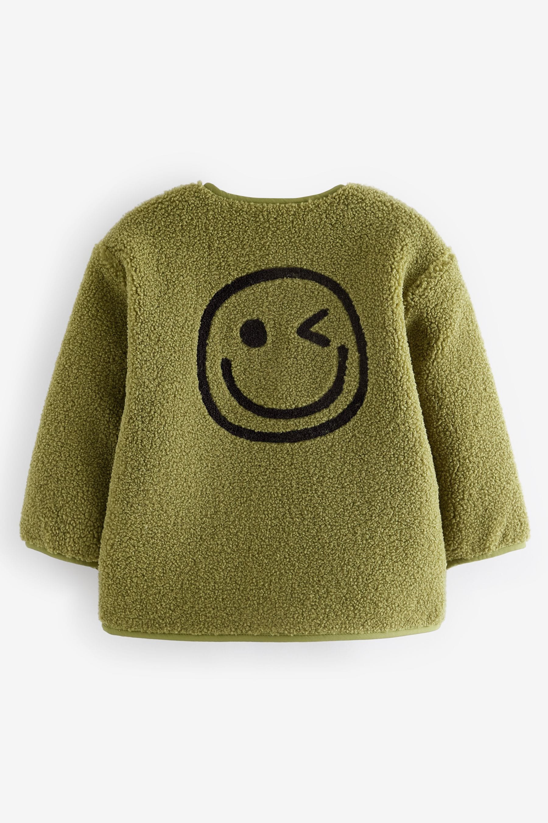 Green Borg Fleece Shacket (3mths-7yrs)