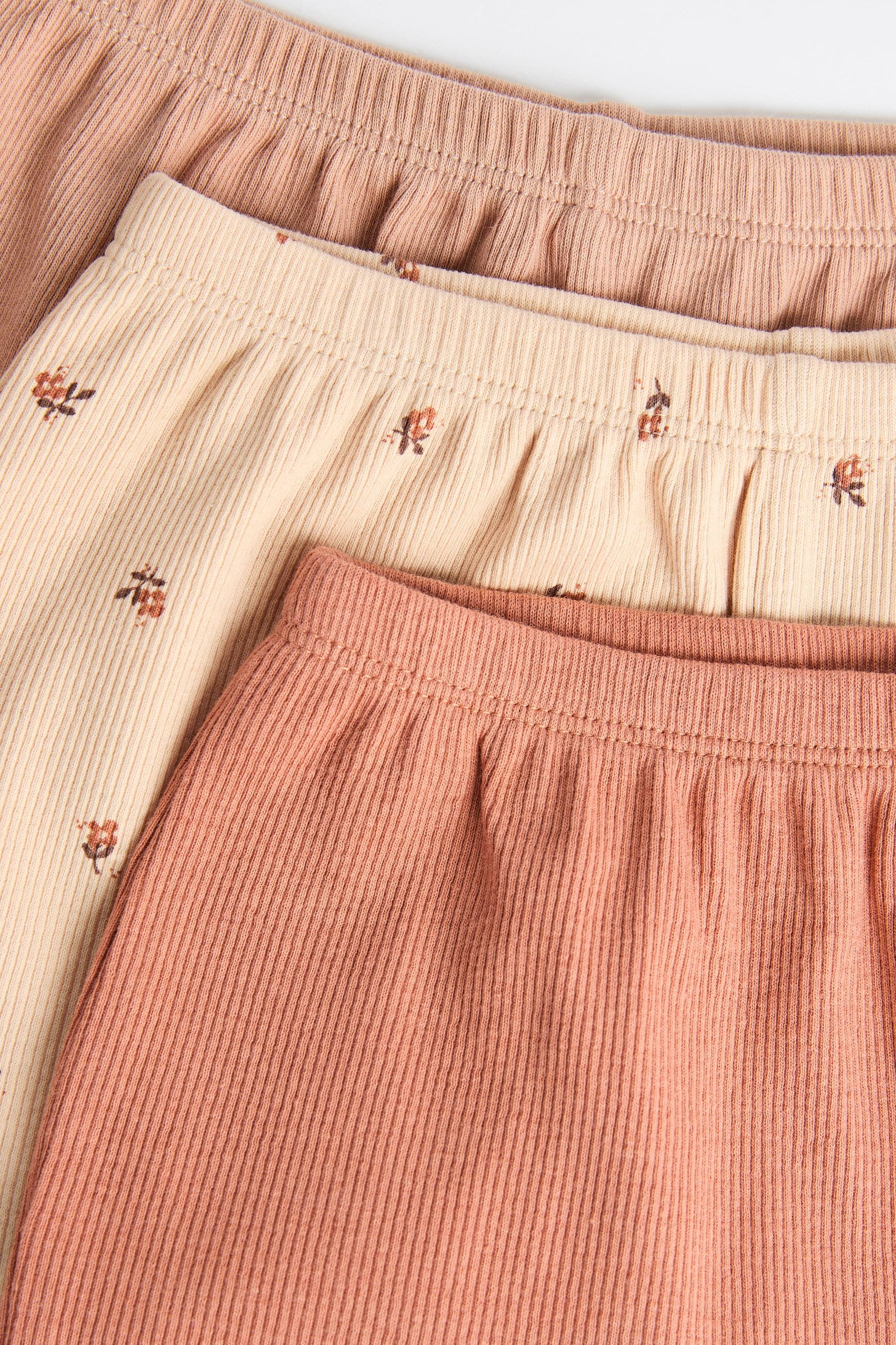 Beige/Cream Baby Shorts 3 Pack