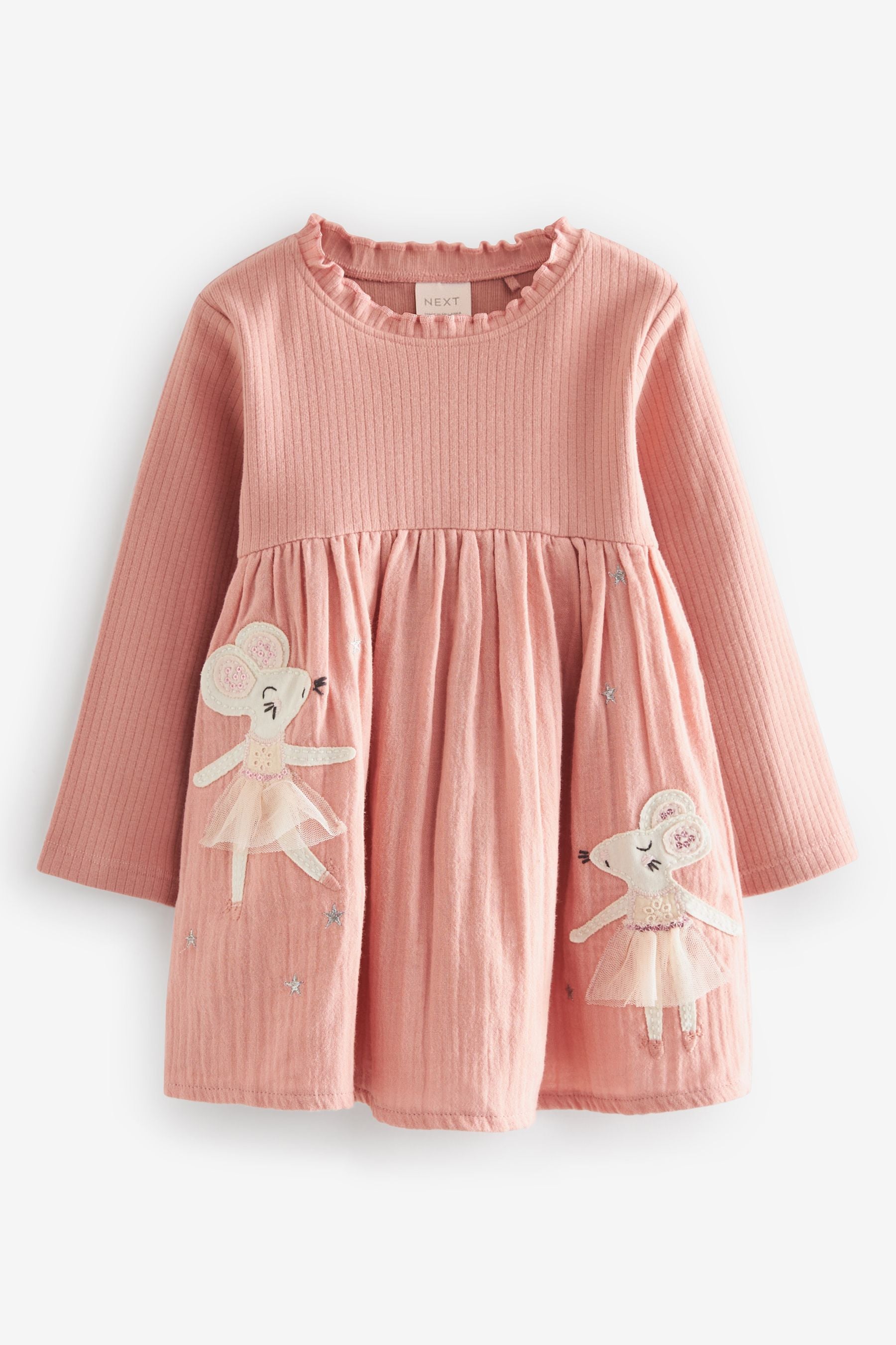 Pink Appliqu?© Dress & Legging Set (3mths-7yrs)