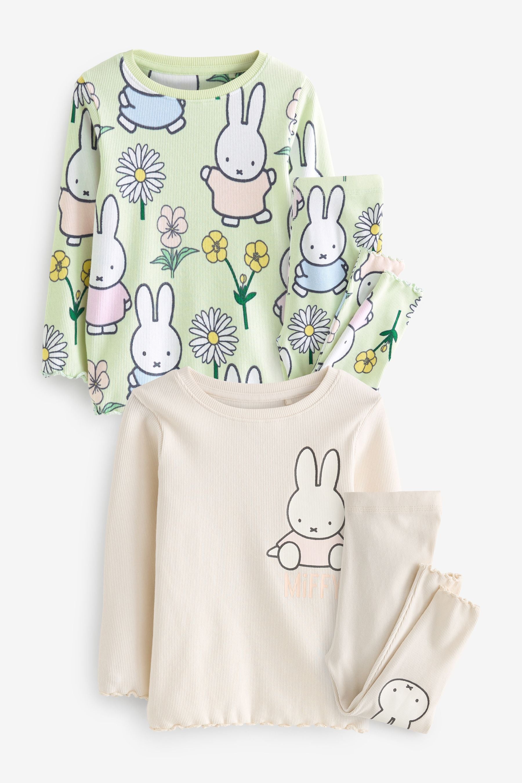 Green/Cream Miffy License Pyjamas 2 Pack (9mths-8yrs)