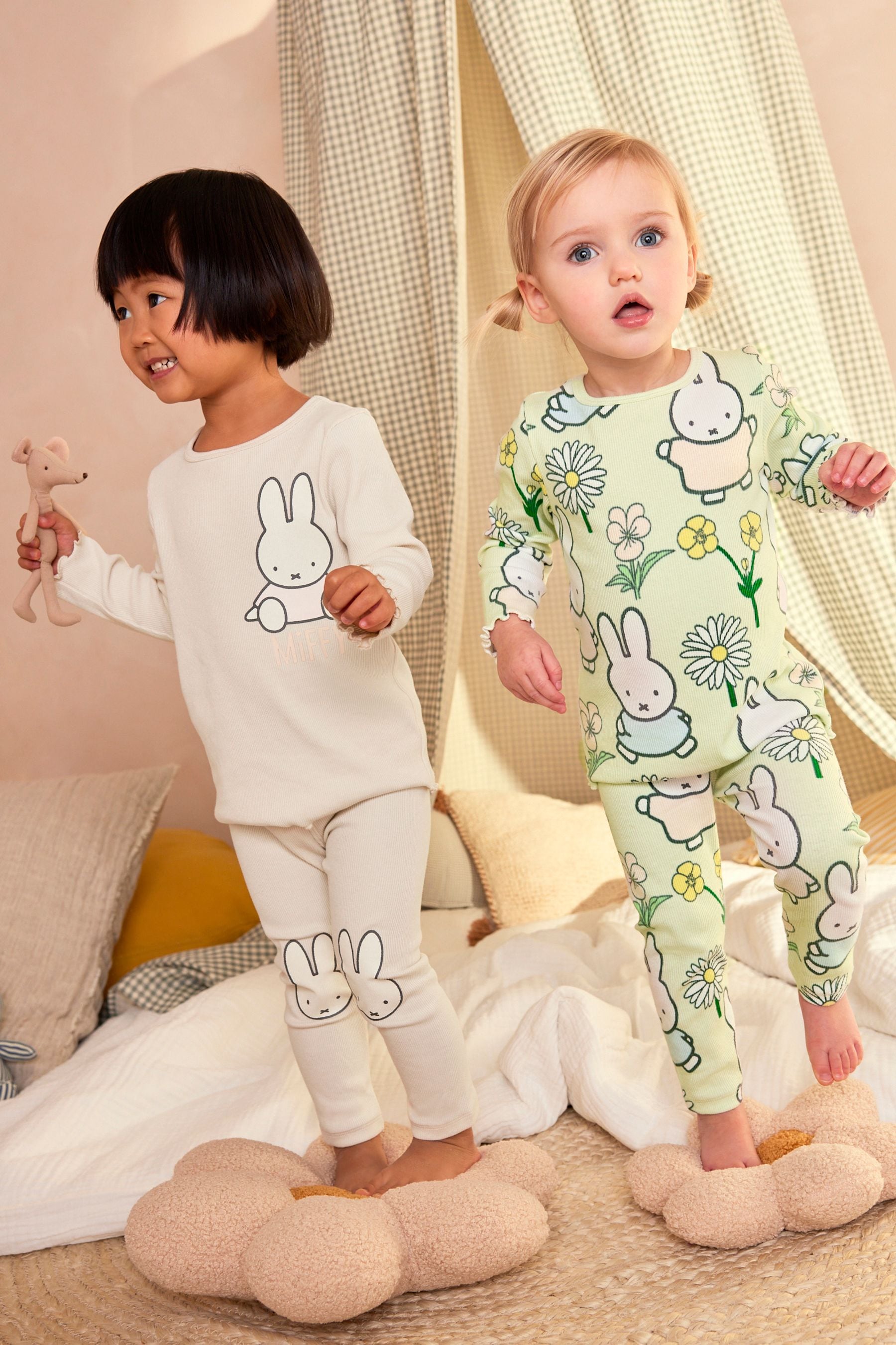 Green/Cream Miffy License Pyjamas 2 Pack (9mths-8yrs)