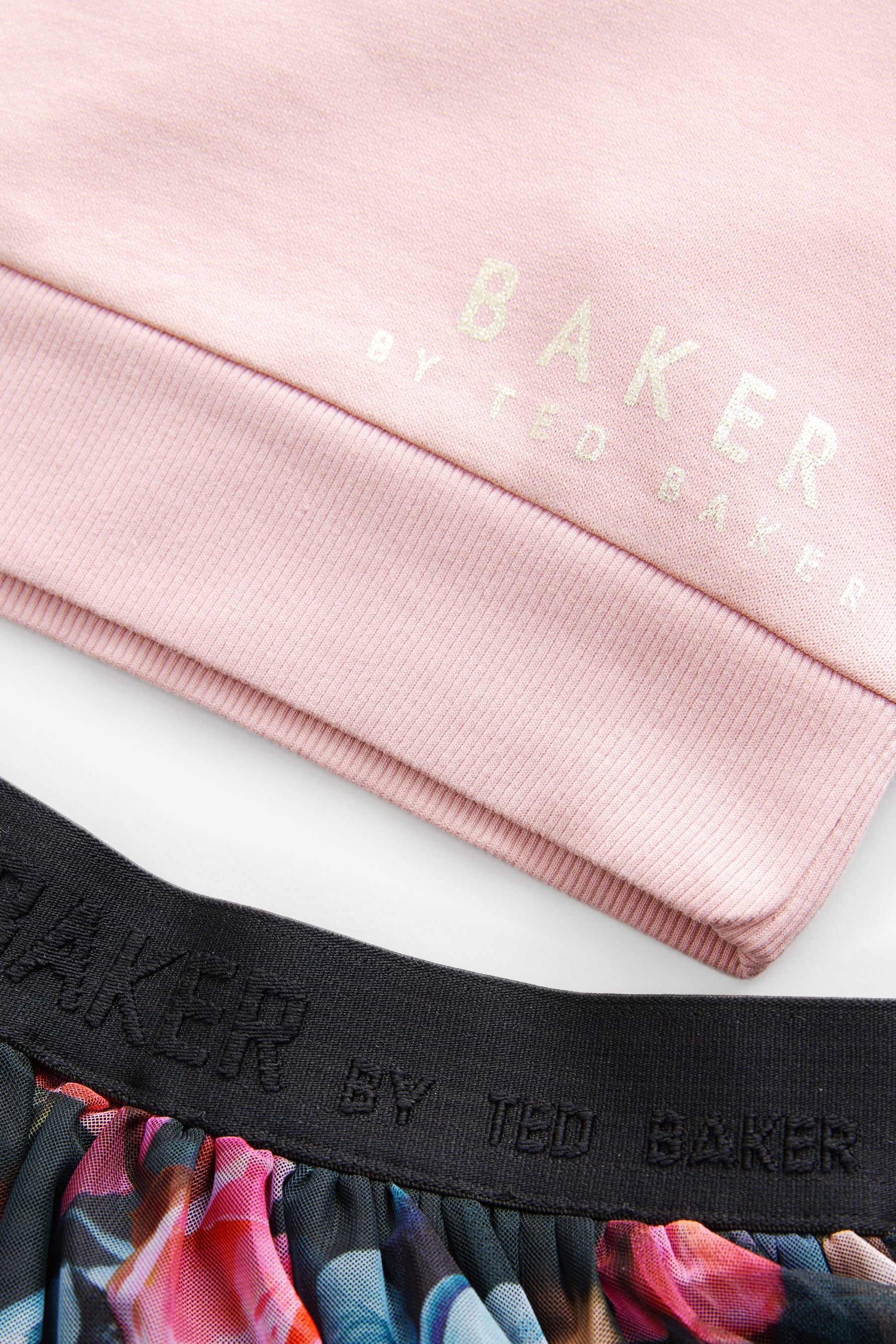 Baker by Ted Baker Sweat Top and Tulle Mesh Skirt Set