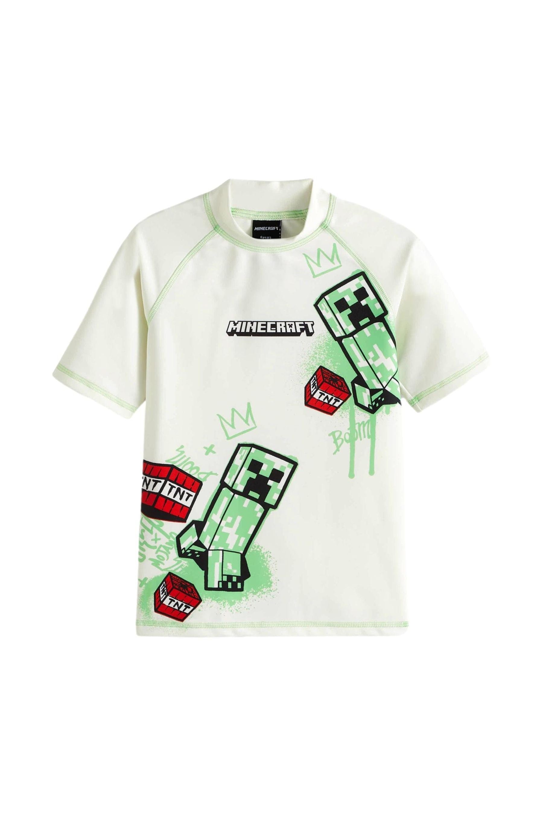 Minecraft Green Rash Vest (3-16yrs)