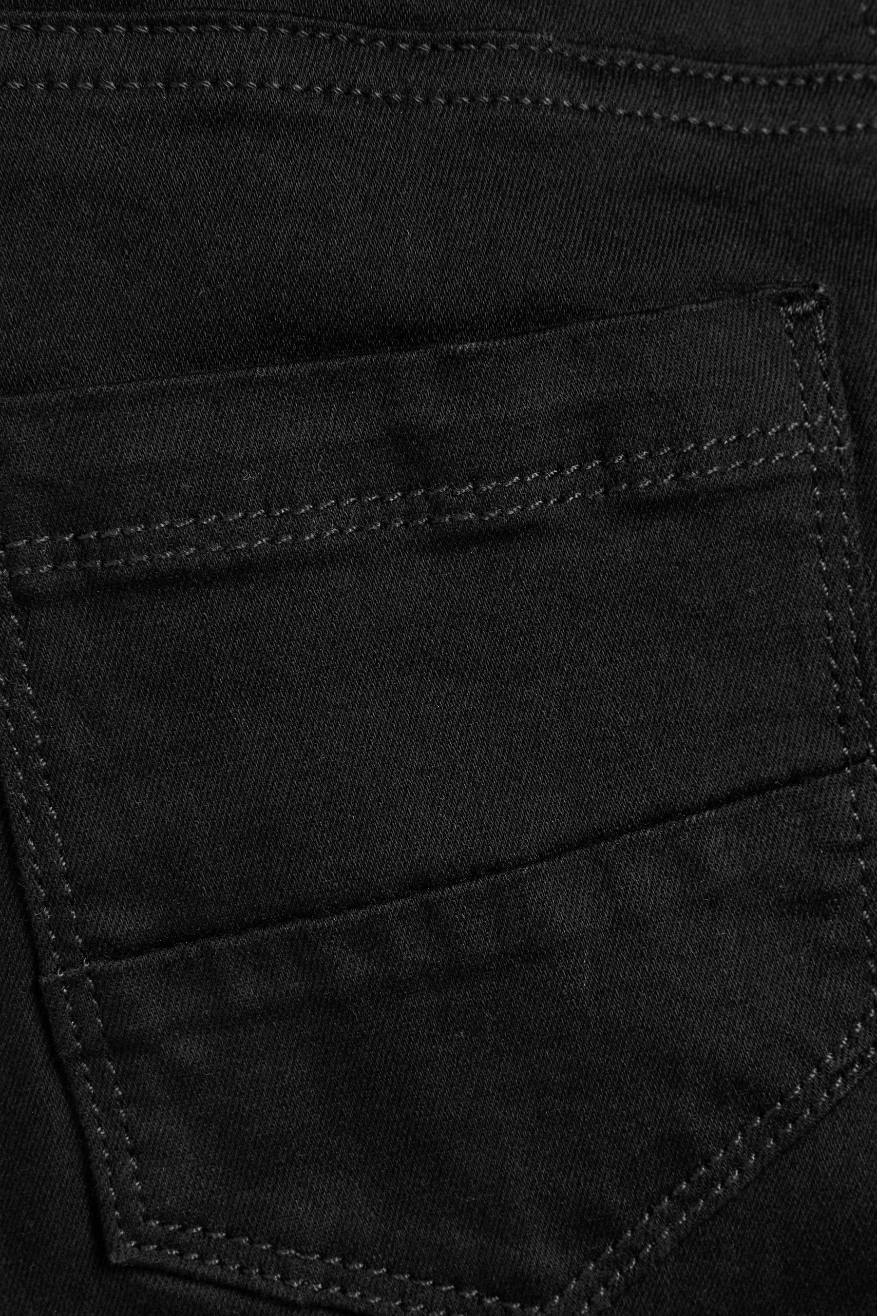 Black Denim Regular Fit Mega Stretch Adjustable Waist Jeans (3-16yrs)