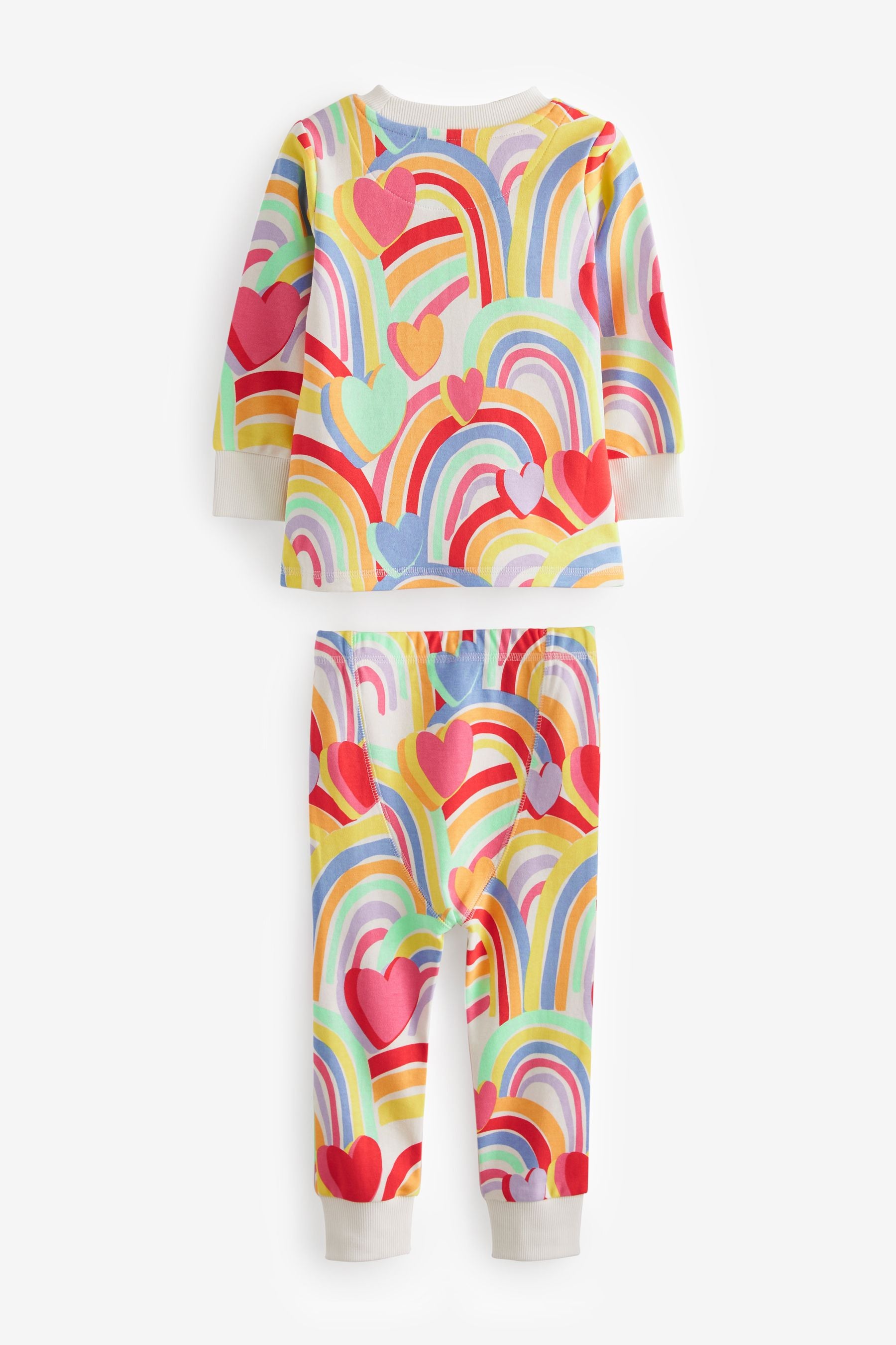 Rainbow 2 Pack Printed Long Sleeve Pyjamas (9mths-8yrs)