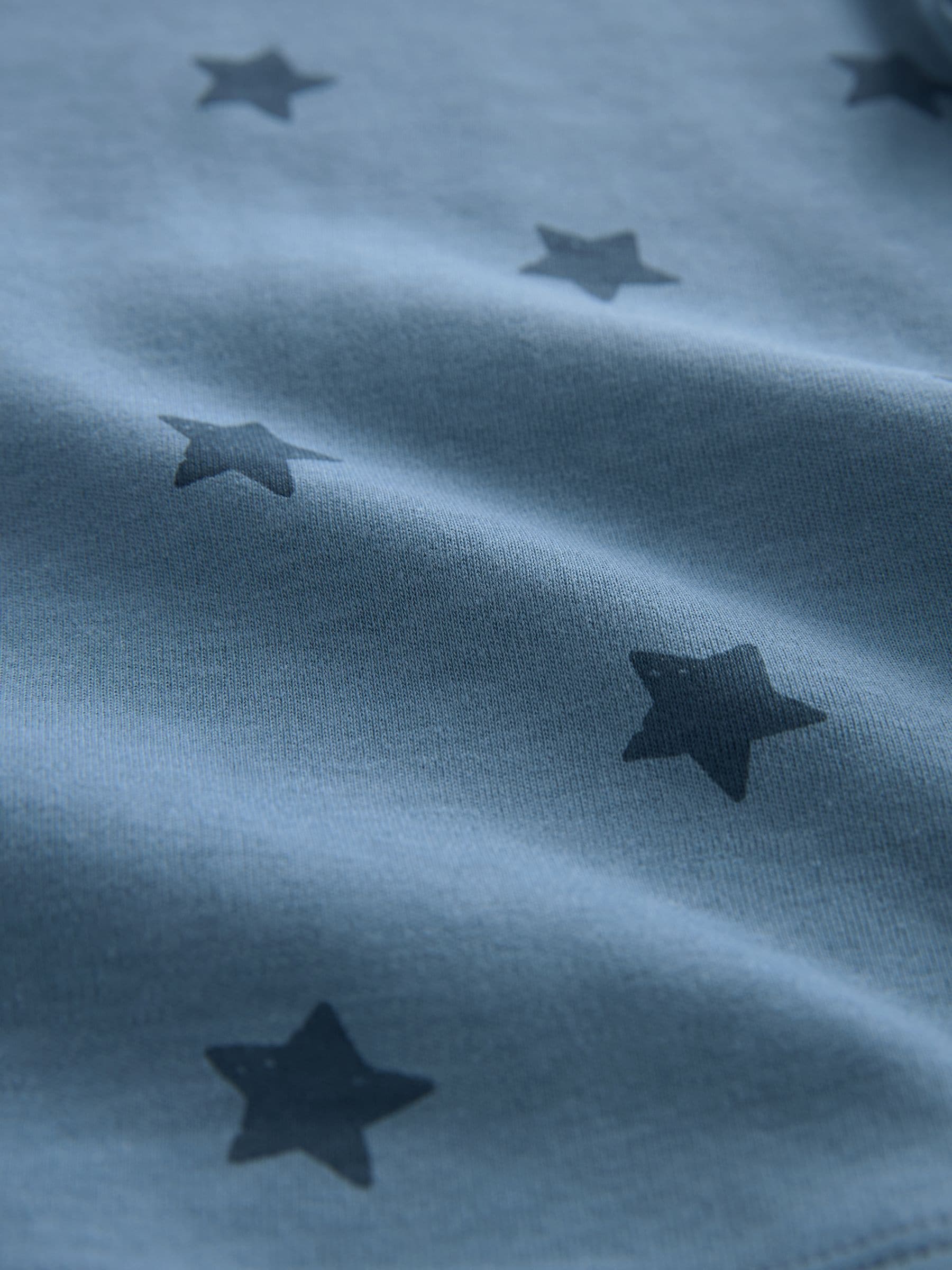 Blue/White Stars 3 Pack Snuggle 100% Cotton Pyjamas (9mths-10yrs)