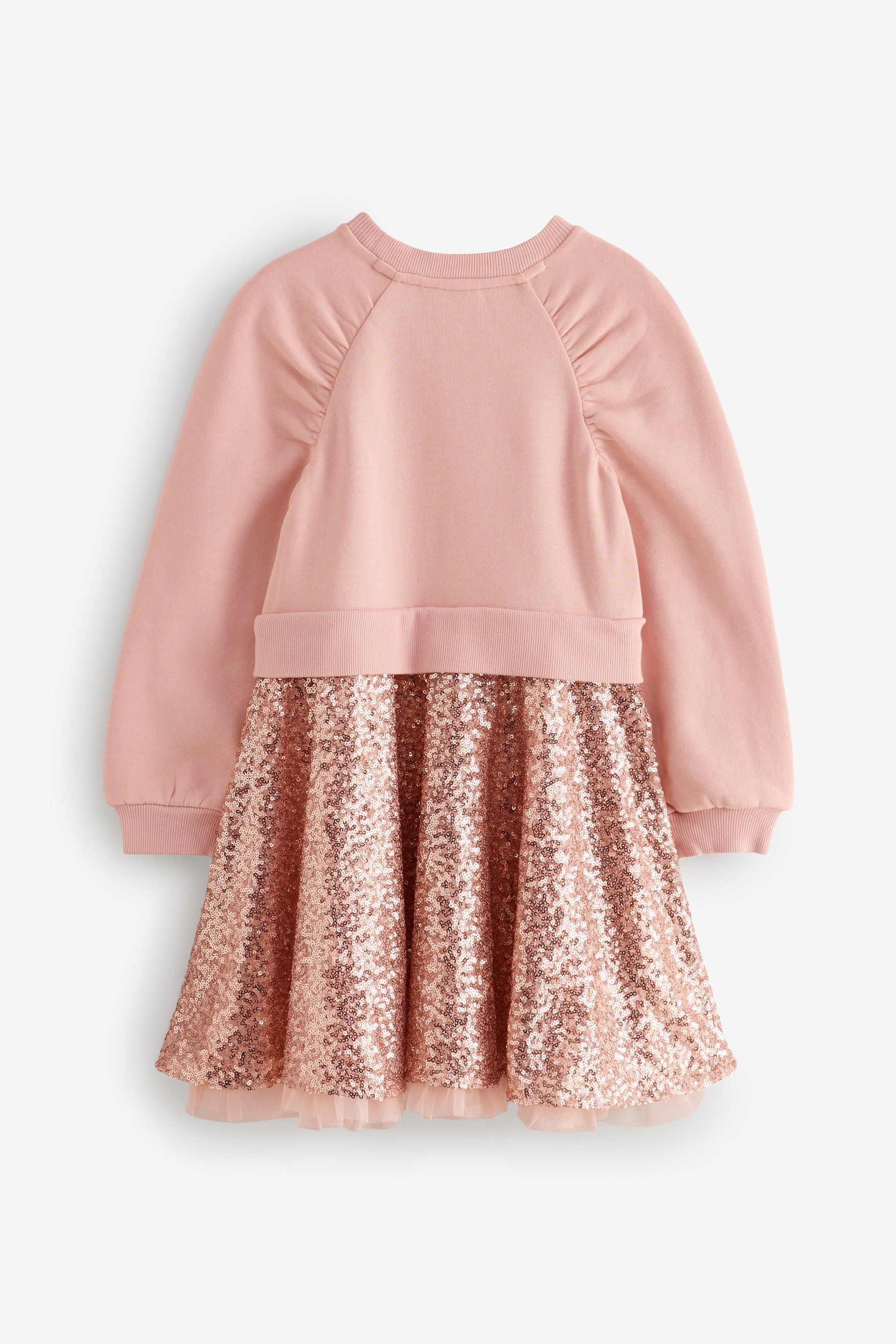 Baker by Ted Baker Sequin Pleated Sweat Dress