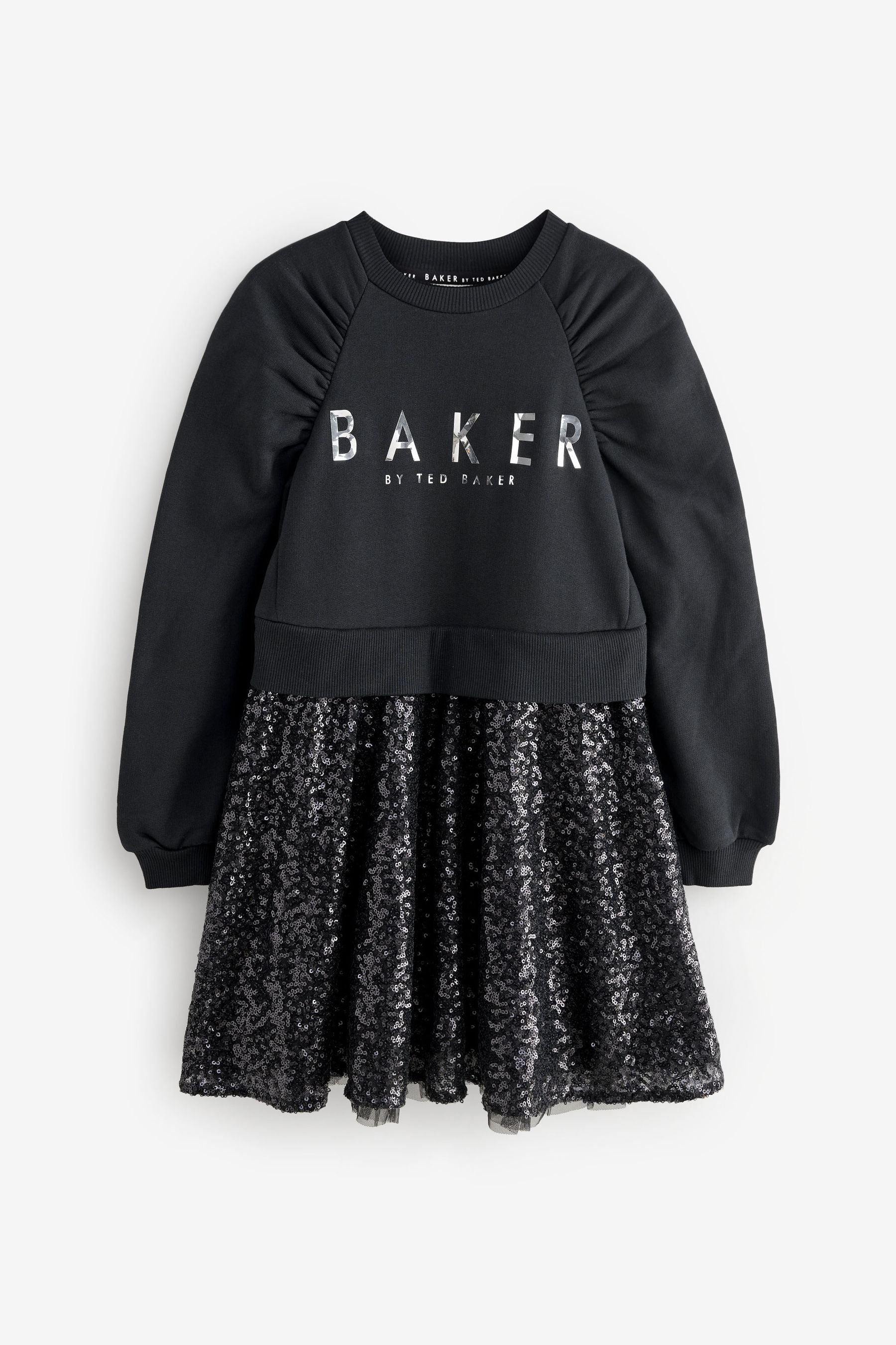 Baker by Ted Baker Sequin Pleated Sweat Dress