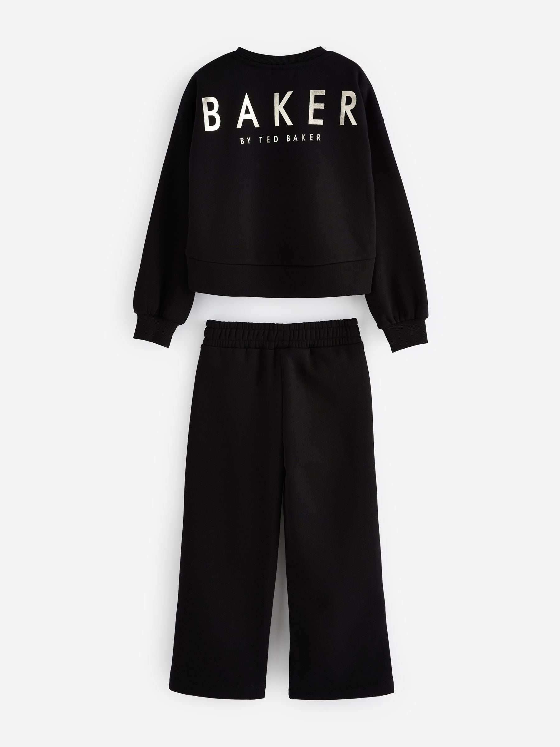 Baker by Ted Baker Back Print Sweat and Wide Leg Joggers Set