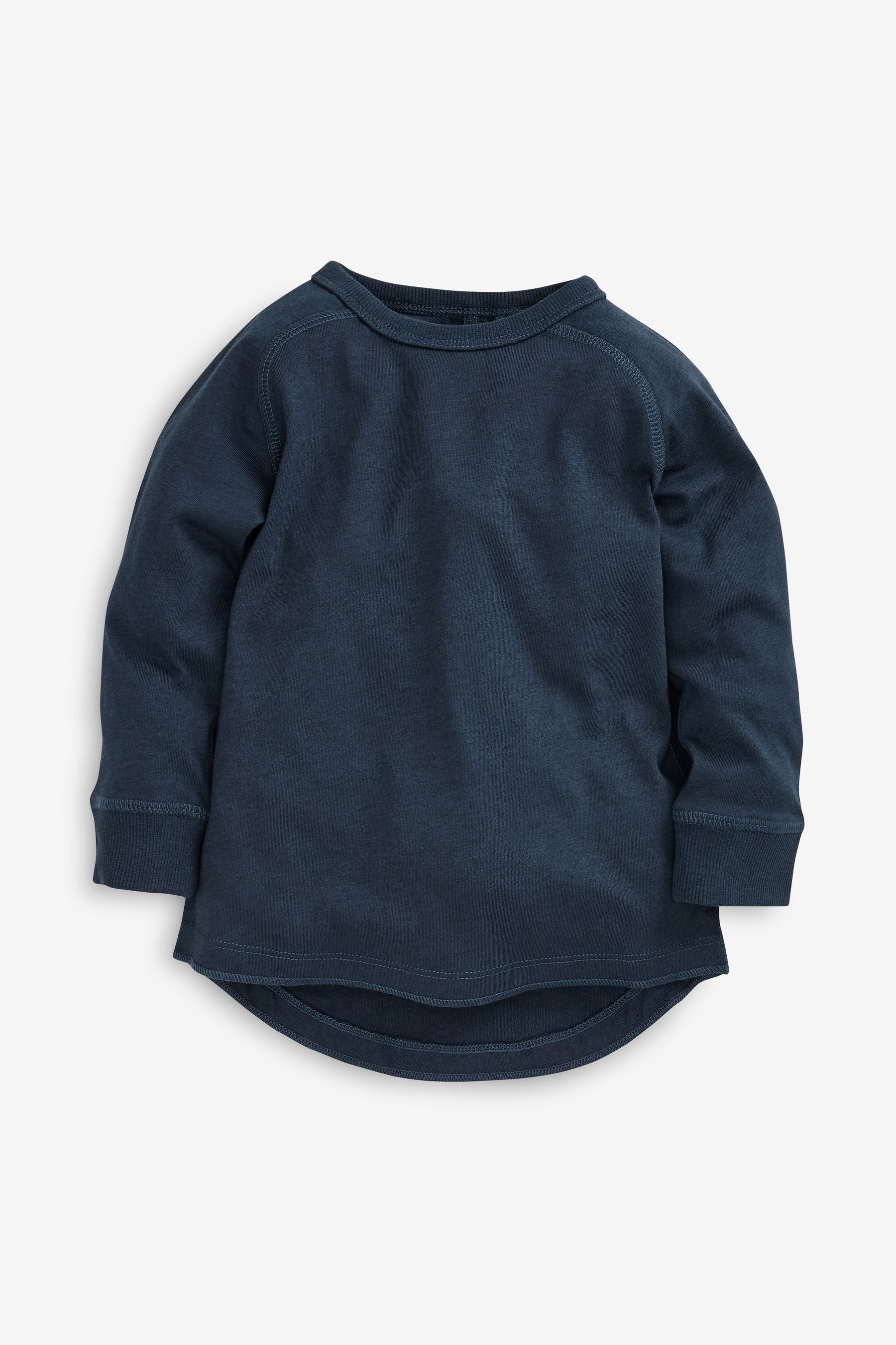 Blue 5 Pack Long Sleeve T-Shirts (3mths-7yrs)