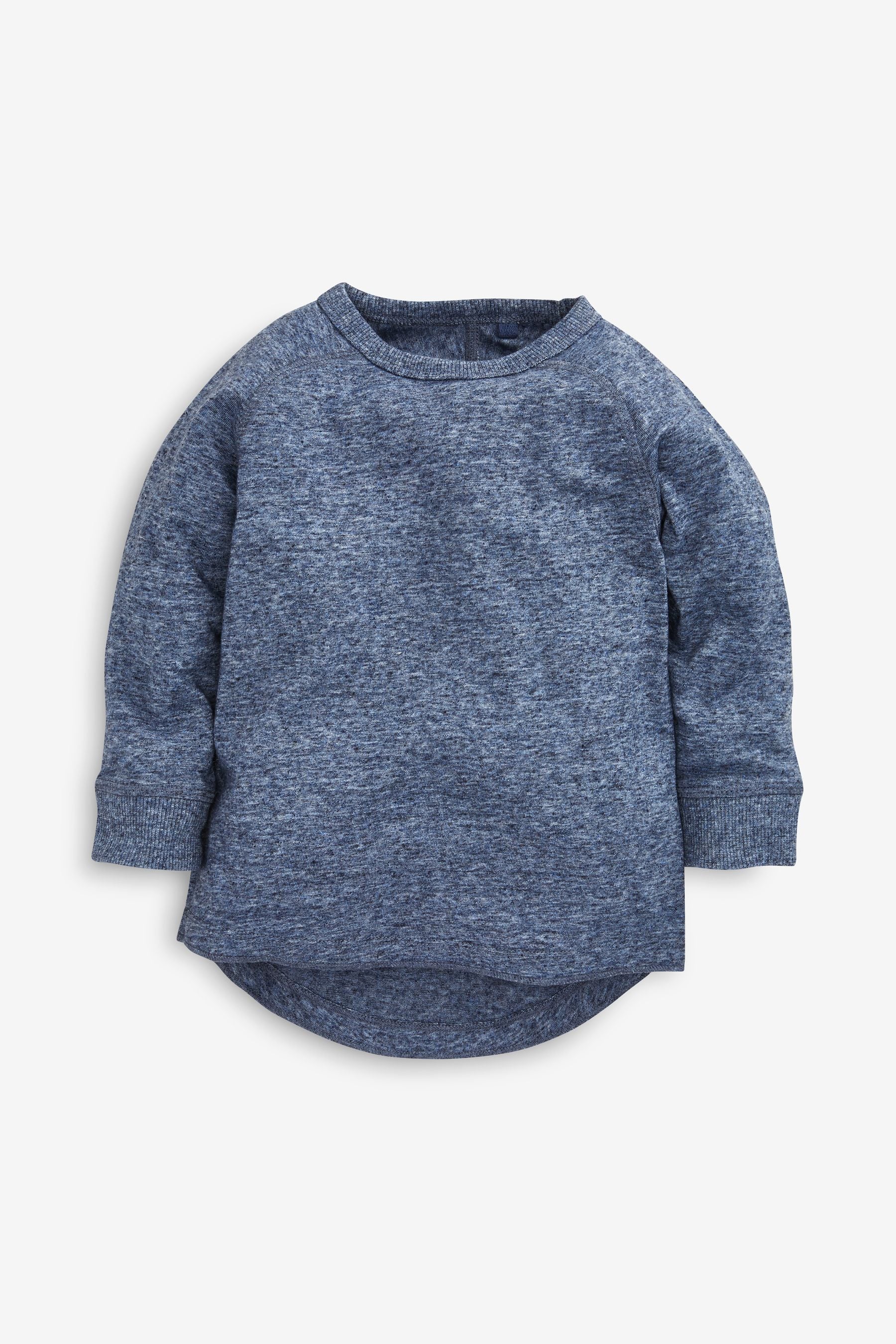 Blue 5 Pack Long Sleeve T-Shirts (3mths-7yrs)