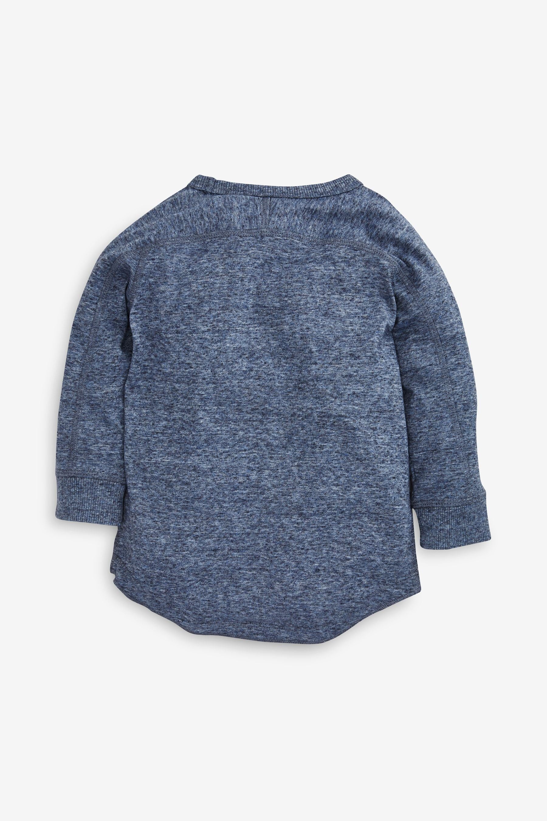 Blue 5 Pack Long Sleeve T-Shirts (3mths-7yrs)