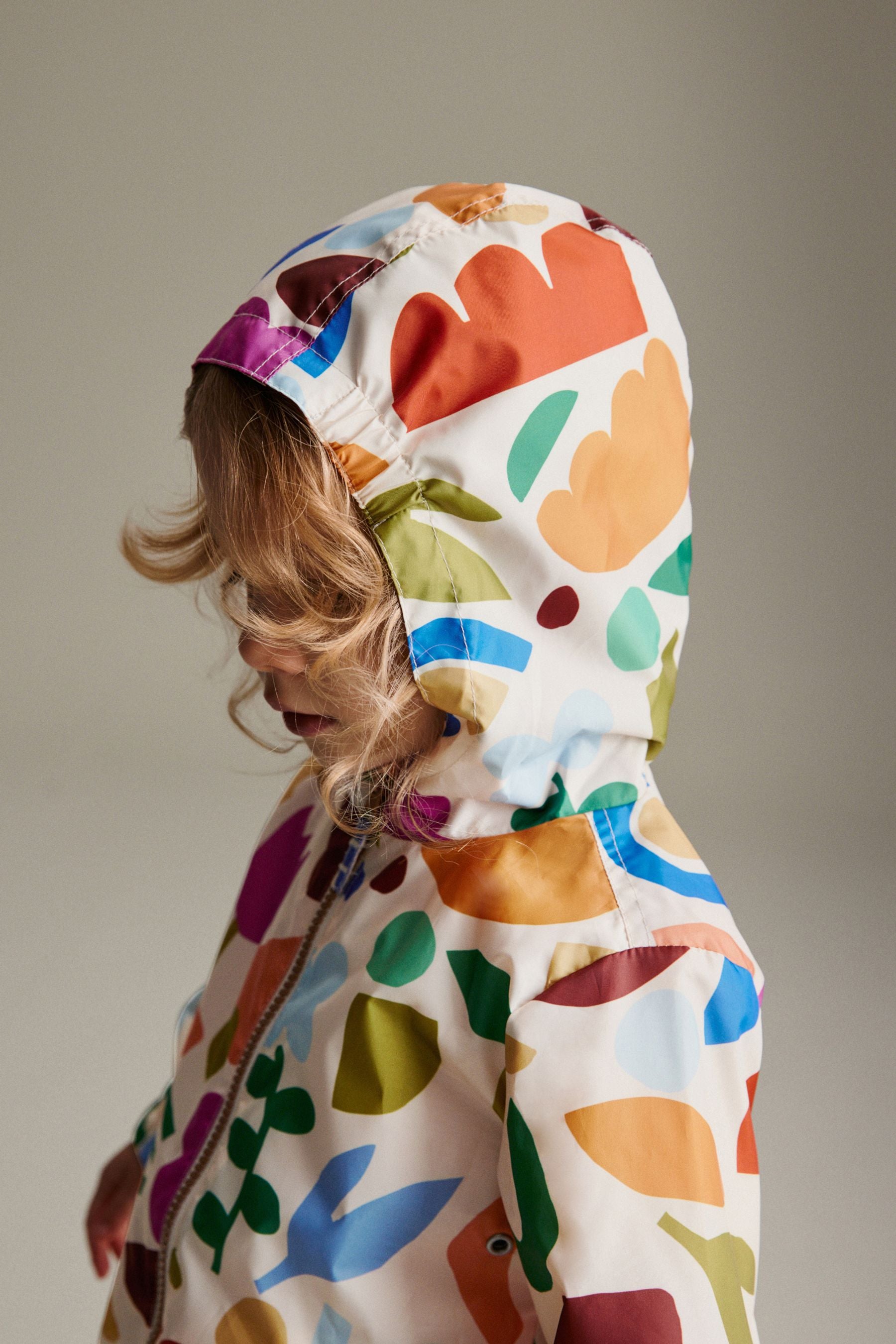 Multi Shapes Shower Resistant Printed Cagoule (3mths-7yrs)