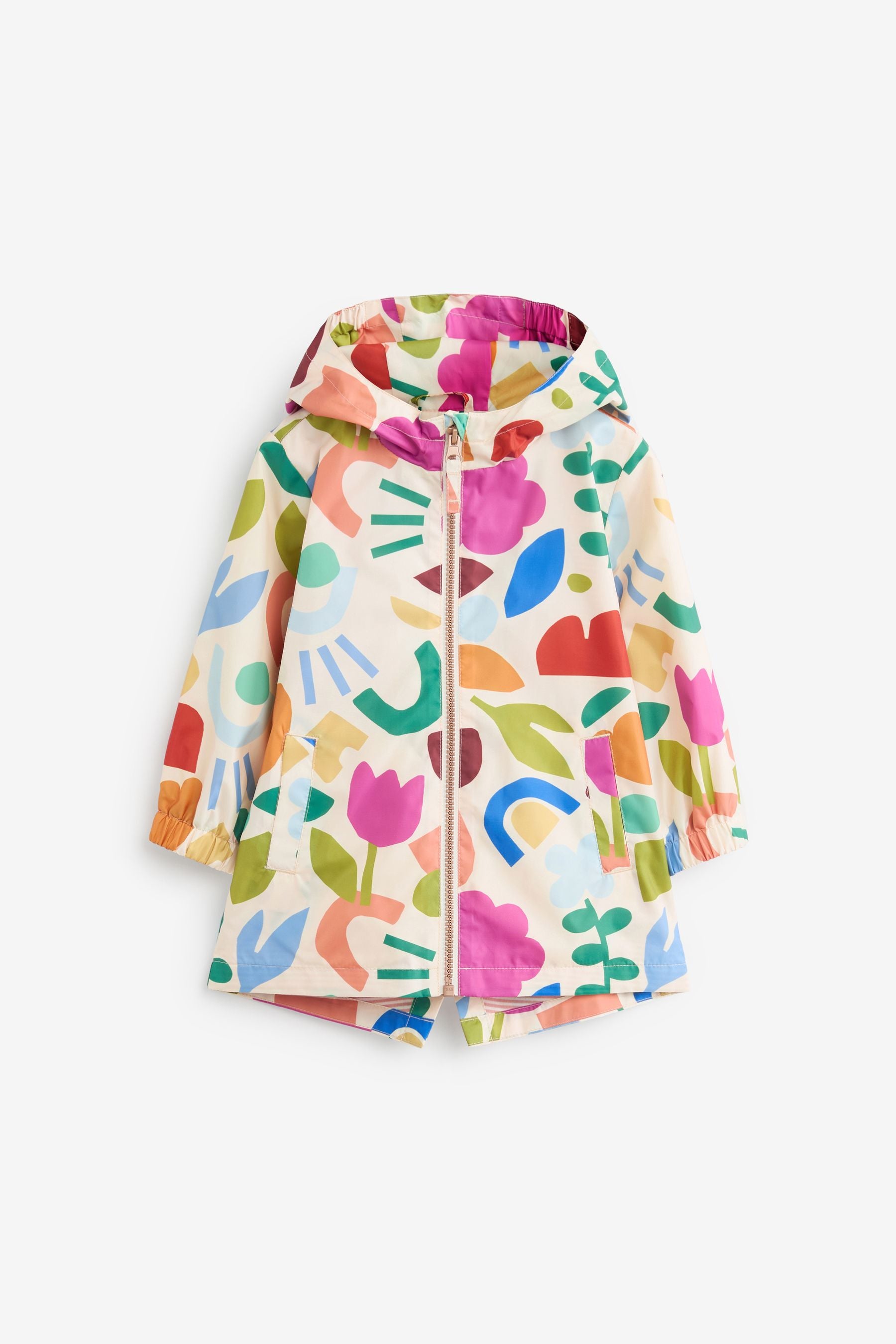 Multi Shapes Shower Resistant Printed Cagoule (3mths-7yrs)