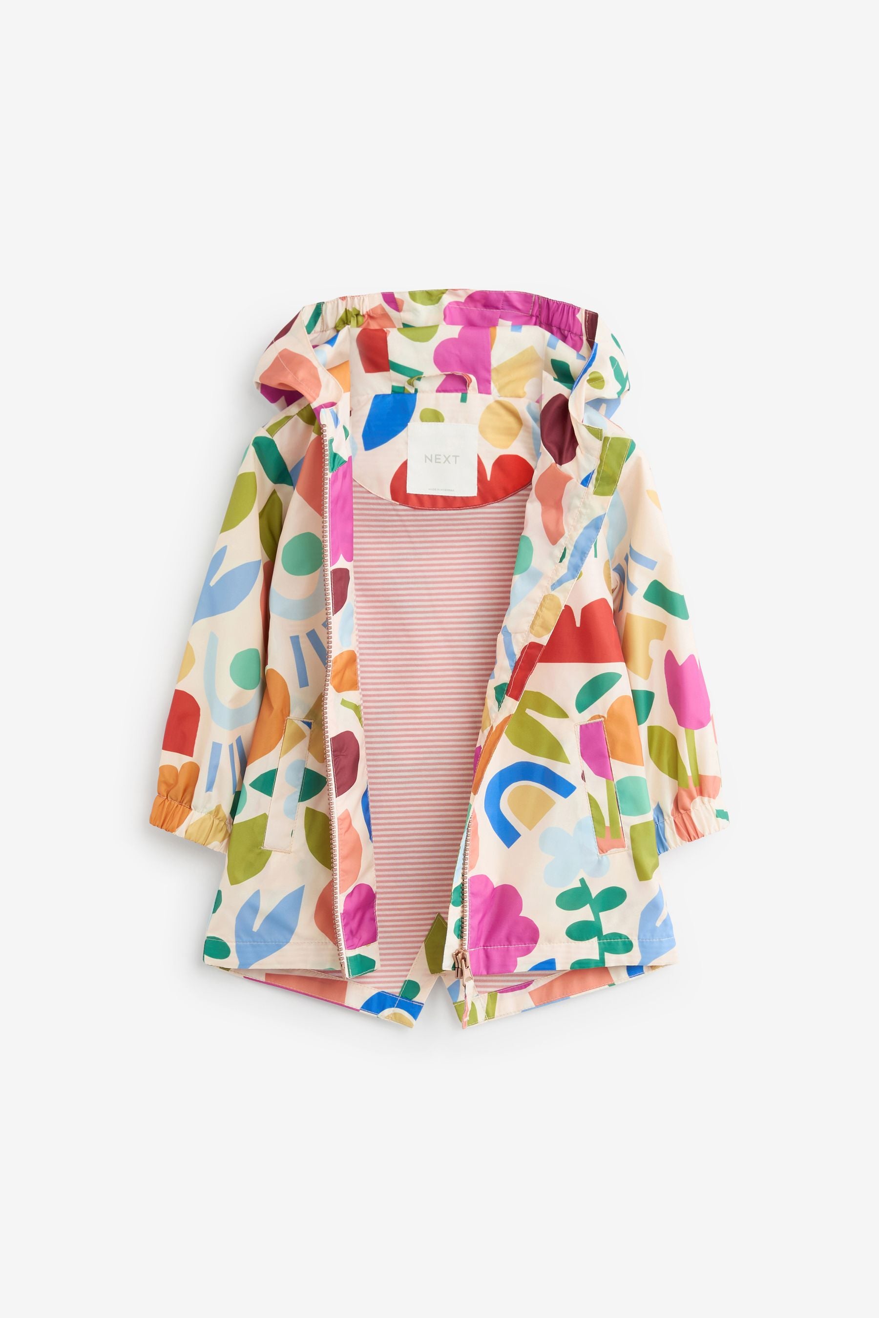 Multi Shapes Shower Resistant Printed Cagoule (3mths-7yrs)