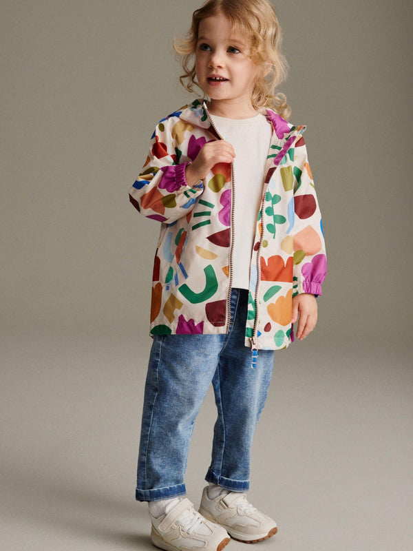 Multi Shapes Shower Resistant Printed Cagoule (3mths-7yrs)