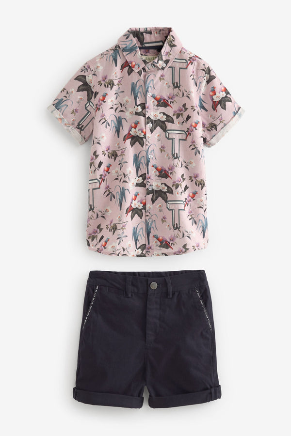 Baker by Ted Baker Shirt And Shorts Set